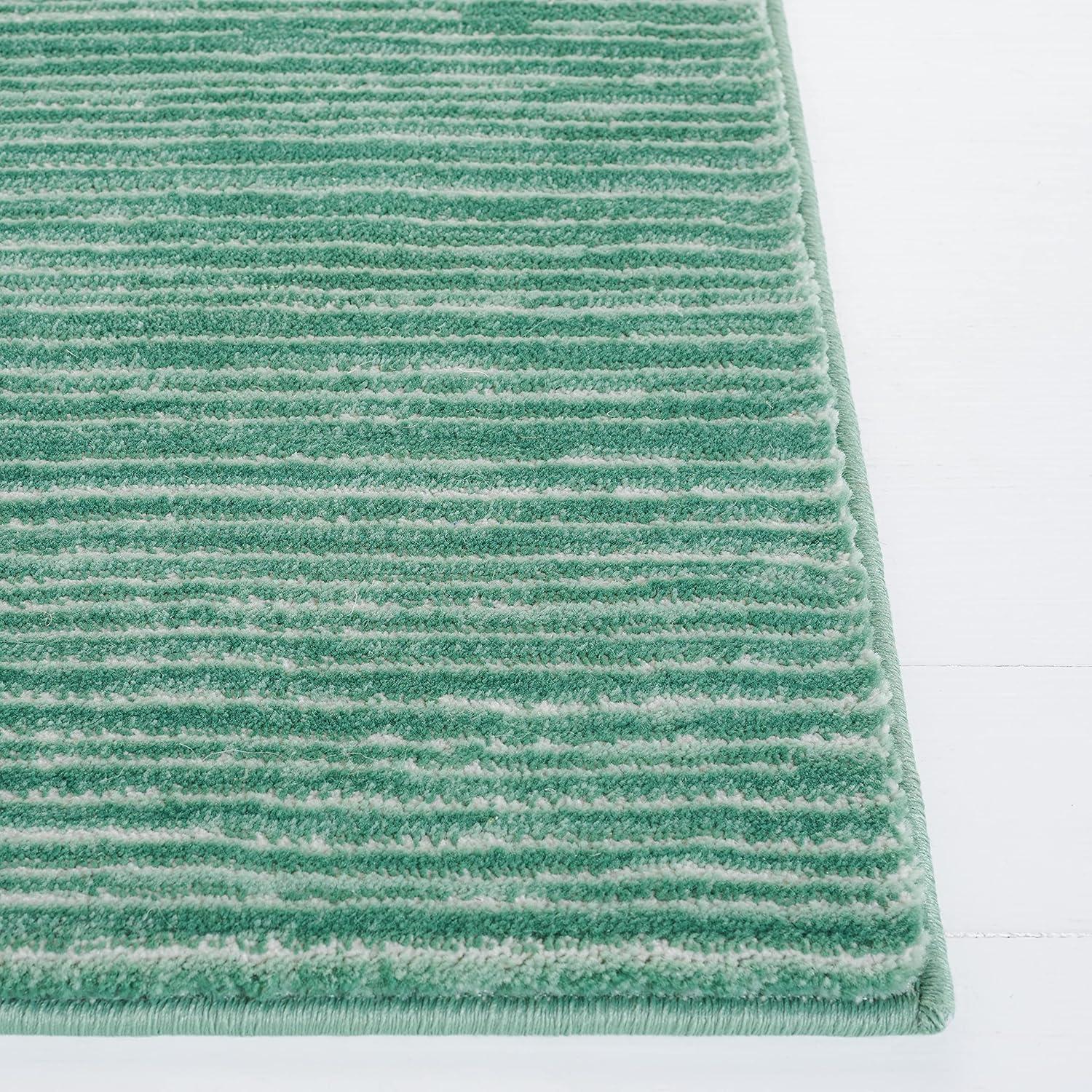 image:imageSAFAVIEH Area Rug 8x10 Vision Collection Large Ivory Modern Ombre Design NonShedding amp Easy to Clean Ideal for Living Room Bedroom Dining Space VSN606JLight Green