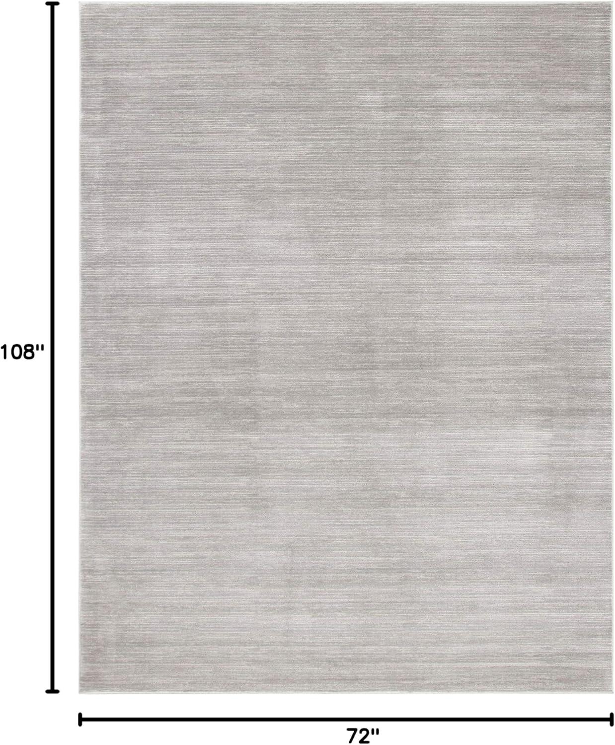 image:imageSAFAVIEH Area Rug 8x10 Vision Collection Large Ivory Modern Ombre Design NonShedding amp Easy to Clean Ideal for Living Room Bedroom Dining Space VSN606JSilver