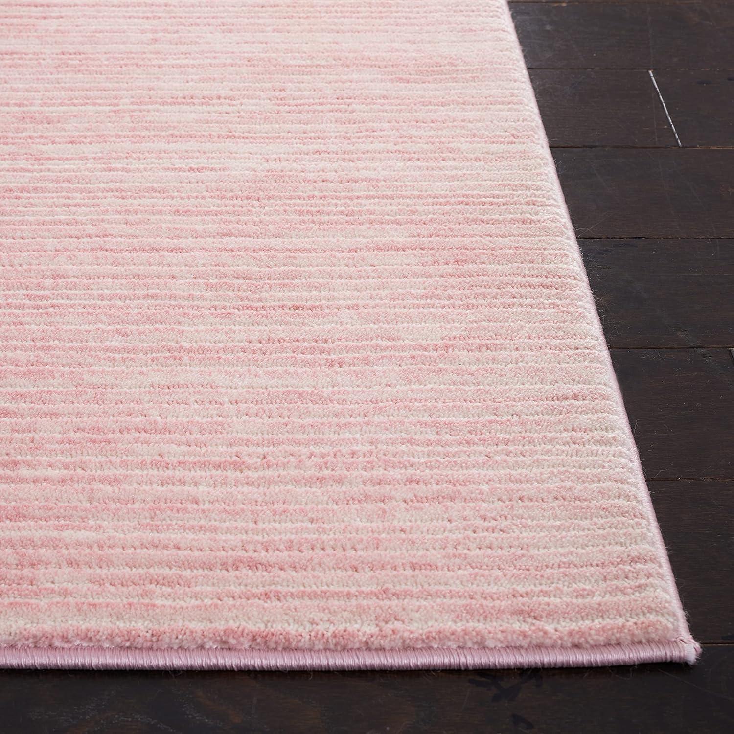 image:imageSAFAVIEH Area Rug 8x10 Vision Collection Large Ivory Modern Ombre Design NonShedding amp Easy to Clean Ideal for Living Room Bedroom Dining Space VSN606JPink