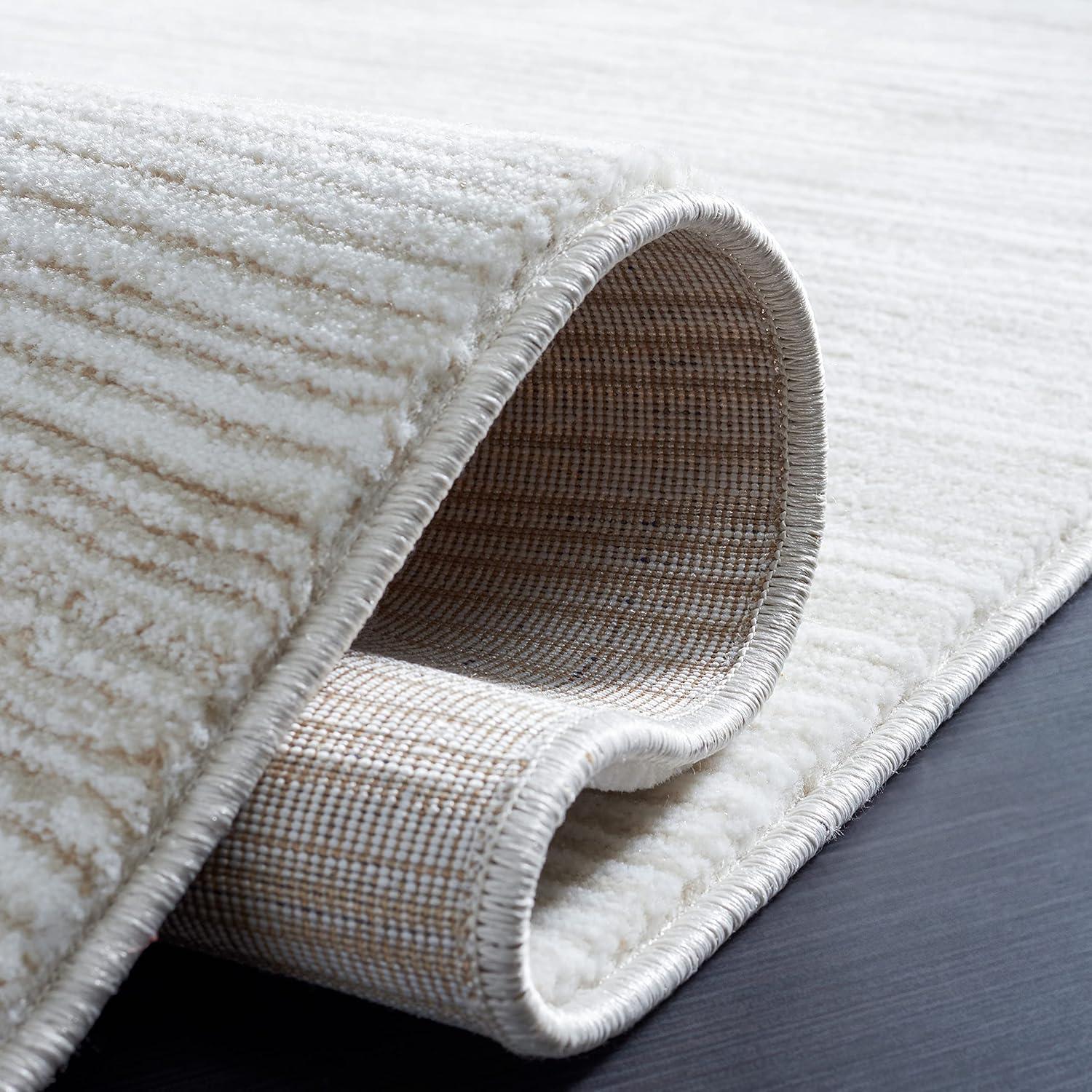 image:imageSAFAVIEH Area Rug 8x10 Vision Collection Large Ivory Modern Ombre Design NonShedding amp Easy to Clean Ideal for Living Room Bedroom Dining Space VSN606JIvory