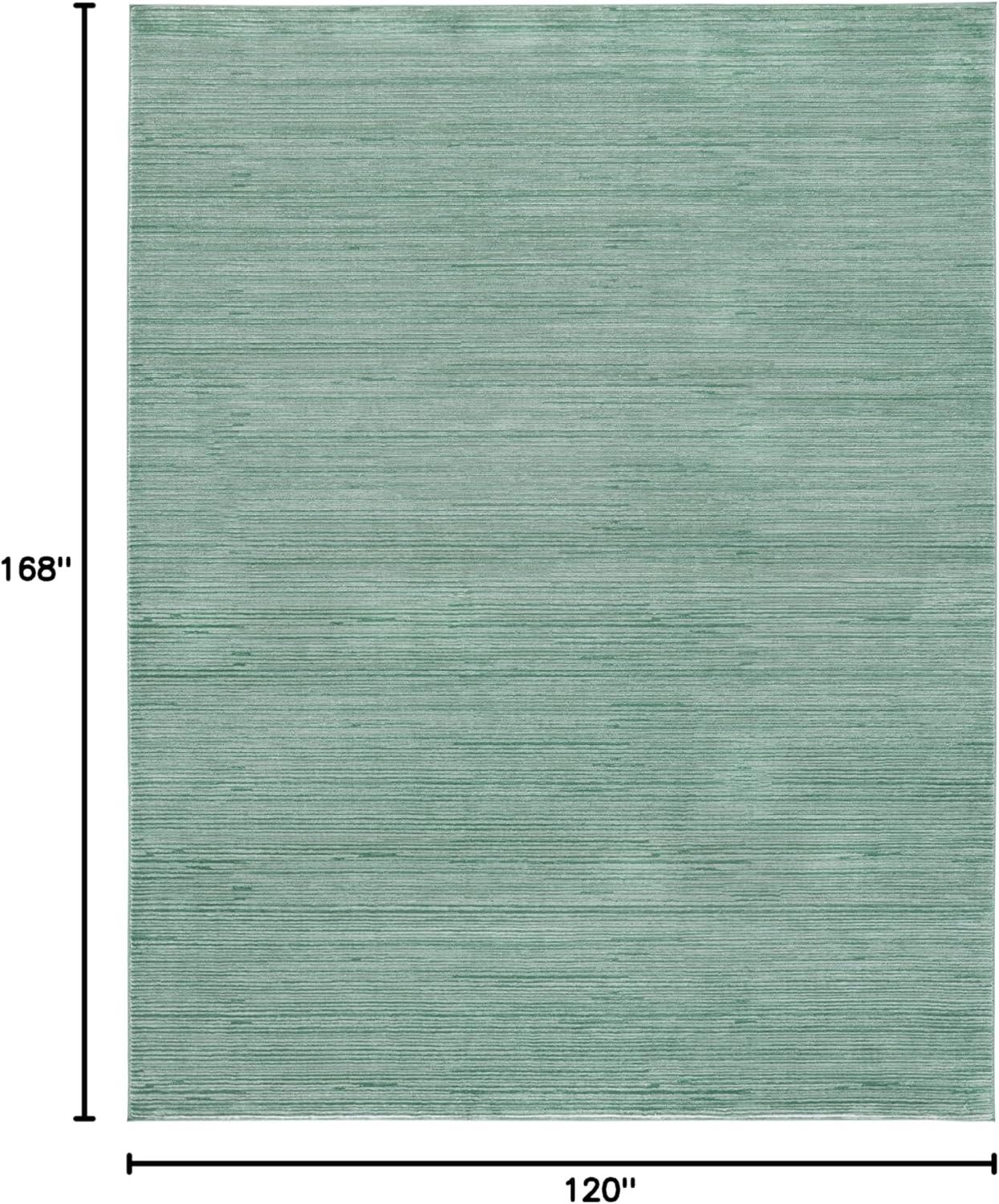 image:imageSAFAVIEH Area Rug 8x10 Vision Collection Large Ivory Modern Ombre Design NonShedding amp Easy to Clean Ideal for Living Room Bedroom Dining Space VSN606JLight Green