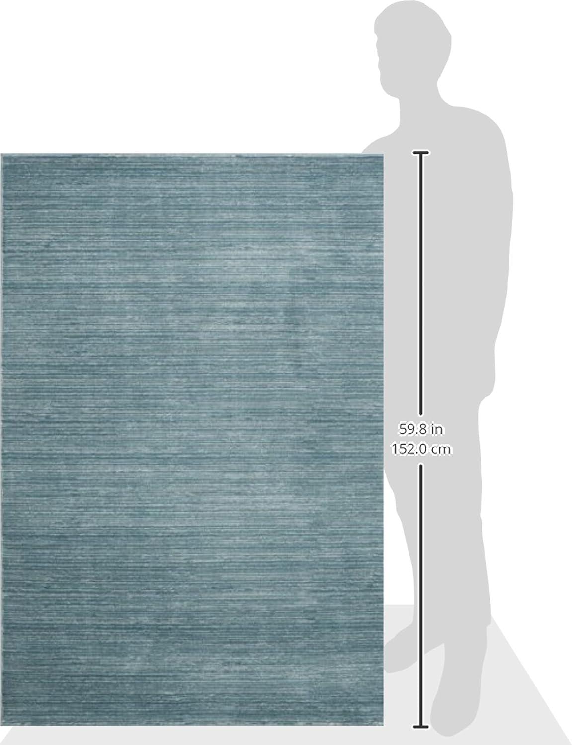 image:imageSAFAVIEH Area Rug 8x10 Vision Collection Large Ivory Modern Ombre Design NonShedding amp Easy to Clean Ideal for Living Room Bedroom Dining Space VSN606JAqua