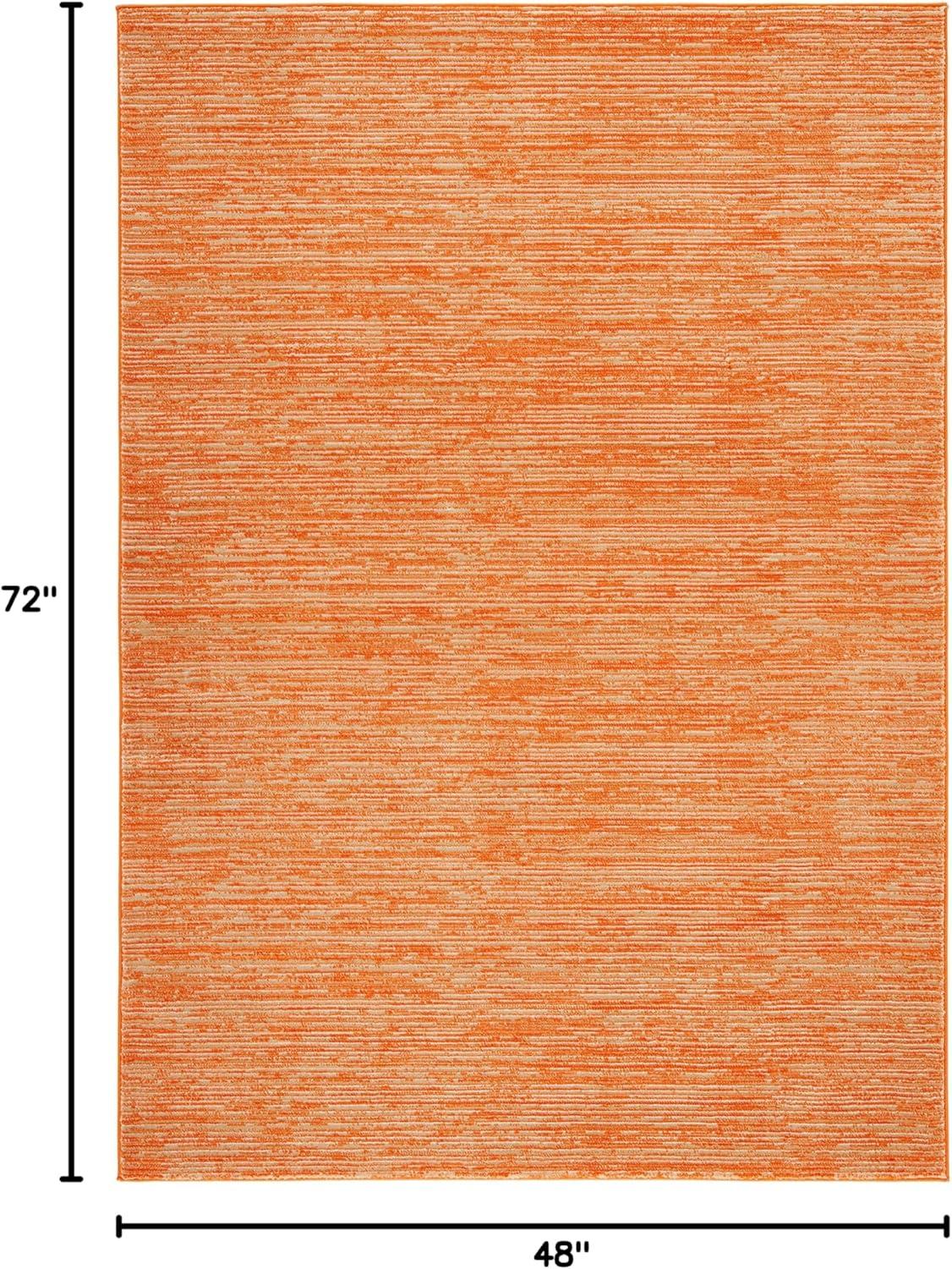 image:imageSAFAVIEH Area Rug 8x10 Vision Collection Large Ivory Modern Ombre Design NonShedding amp Easy to Clean Ideal for Living Room Bedroom Dining Space VSN606JOrange