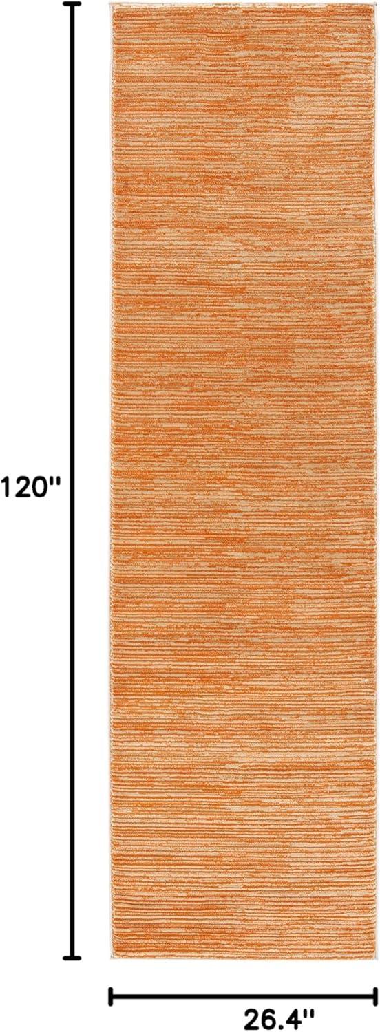 image:imageSAFAVIEH Area Rug 8x10 Vision Collection Large Ivory Modern Ombre Design NonShedding amp Easy to Clean Ideal for Living Room Bedroom Dining Space VSN606JOrange