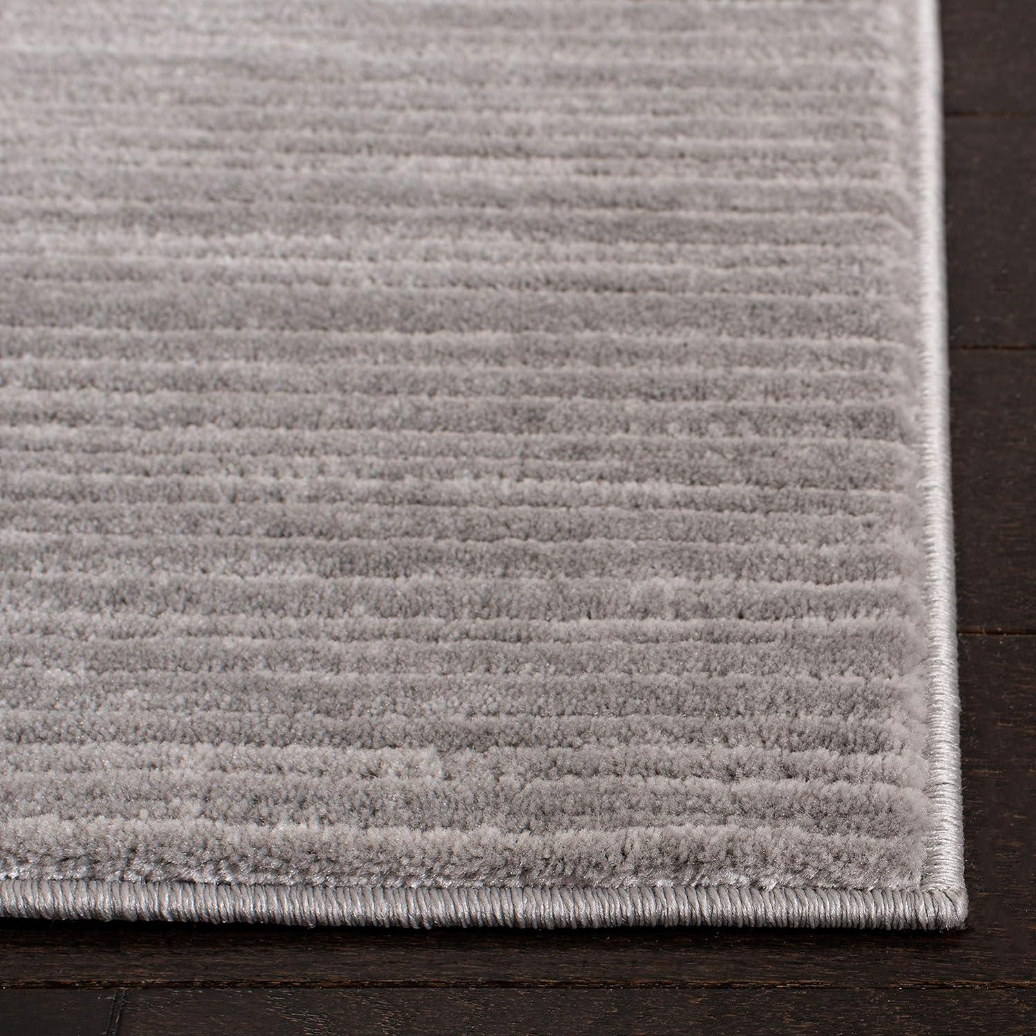 image:imageSAFAVIEH Area Rug 8x10 Vision Collection Large Ivory Modern Ombre Design NonShedding amp Easy to Clean Ideal for Living Room Bedroom Dining Space VSN606JSilver