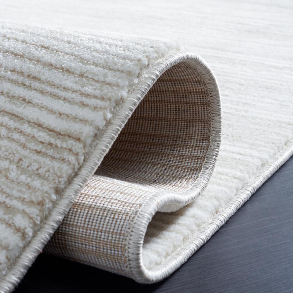 image:imageSAFAVIEH Area Rug 8x10 Vision Collection Large Ivory Modern Ombre Design NonShedding amp Easy to Clean Ideal for Living Room Bedroom Dining Space VSN606JIvory