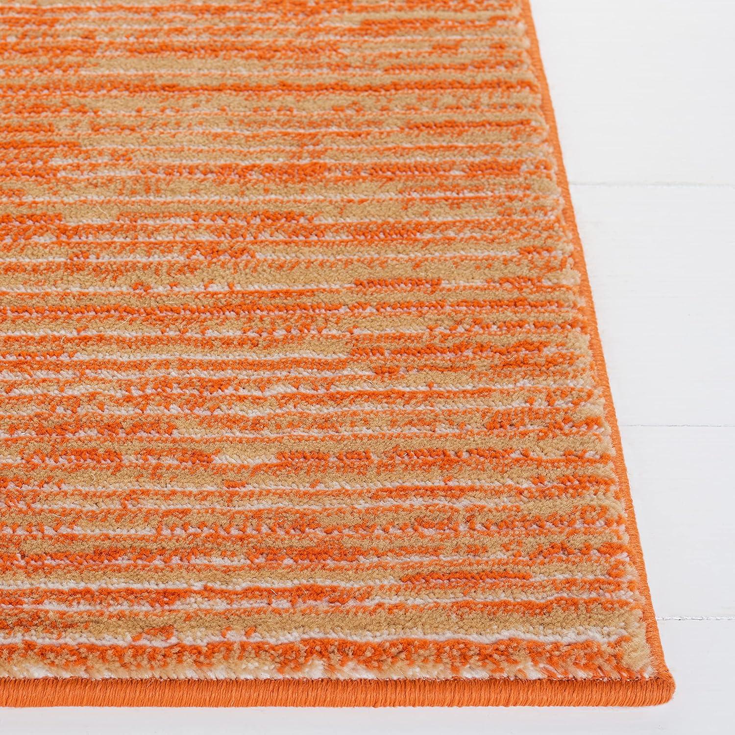 image:imageSAFAVIEH Area Rug 8x10 Vision Collection Large Ivory Modern Ombre Design NonShedding amp Easy to Clean Ideal for Living Room Bedroom Dining Space VSN606JOrange