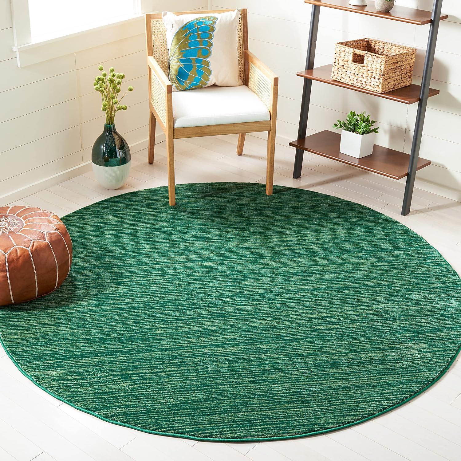 image:imageSAFAVIEH Area Rug 8x10 Vision Collection Large Ivory Modern Ombre Design NonShedding amp Easy to Clean Ideal for Living Room Bedroom Dining Space VSN606JDark Green