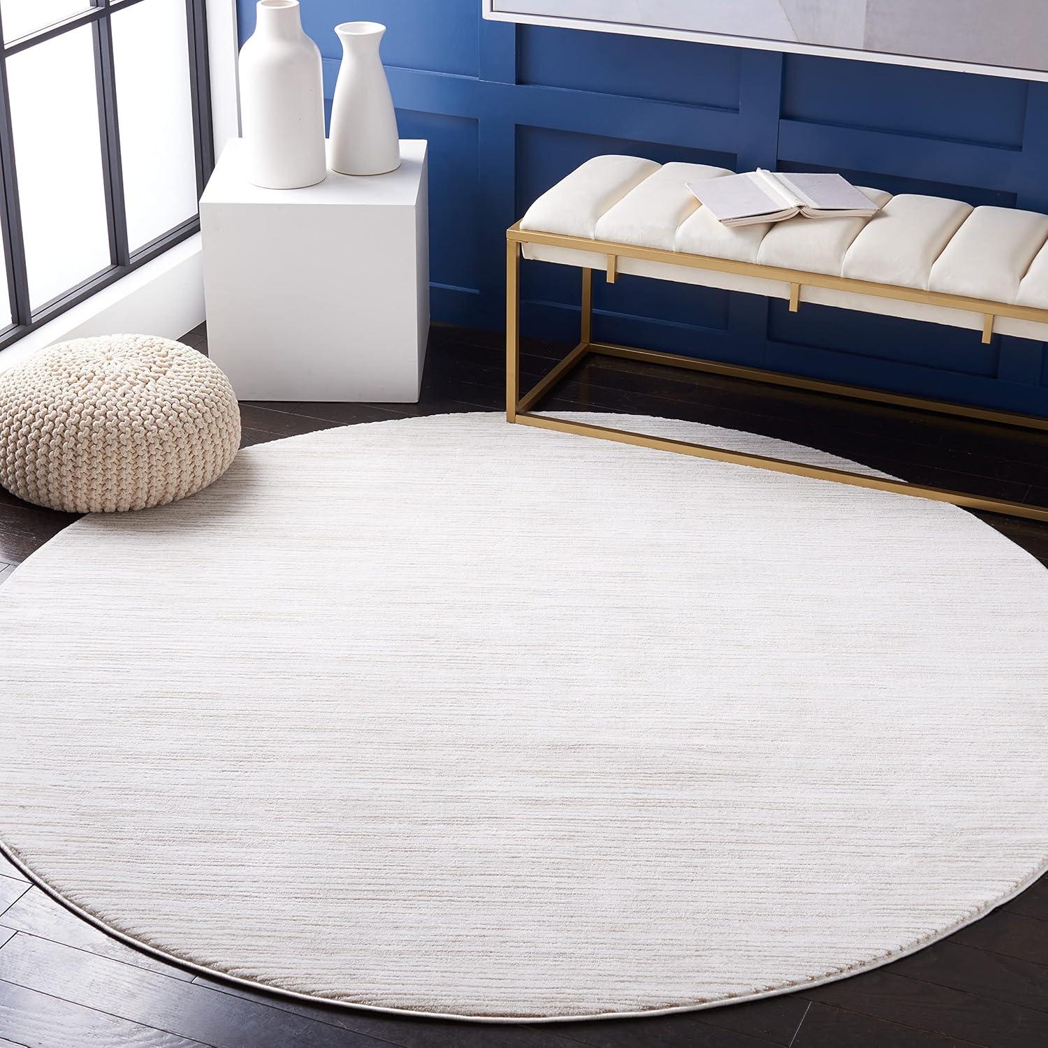 image:imageSAFAVIEH Area Rug 8x10 Vision Collection Large Ivory Modern Ombre Design NonShedding amp Easy to Clean Ideal for Living Room Bedroom Dining Space VSN606JIvory