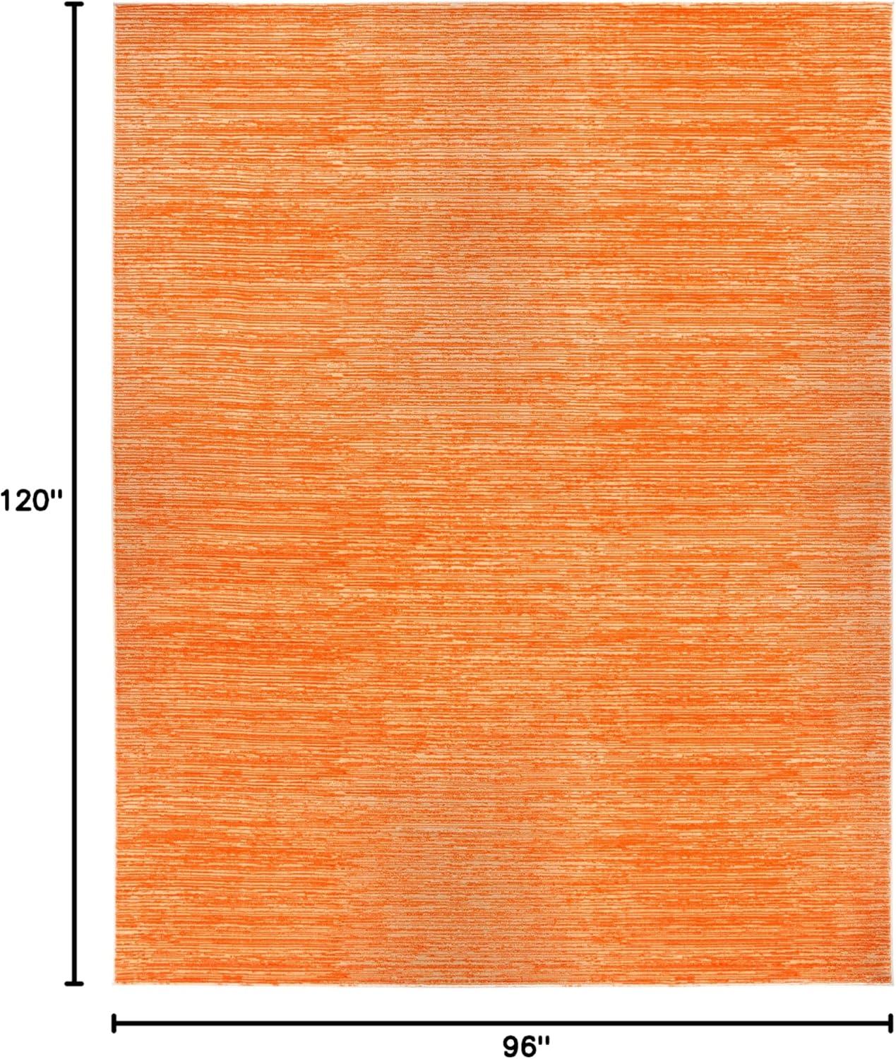 image:imageSAFAVIEH Area Rug 8x10 Vision Collection Large Ivory Modern Ombre Design NonShedding amp Easy to Clean Ideal for Living Room Bedroom Dining Space VSN606JOrange