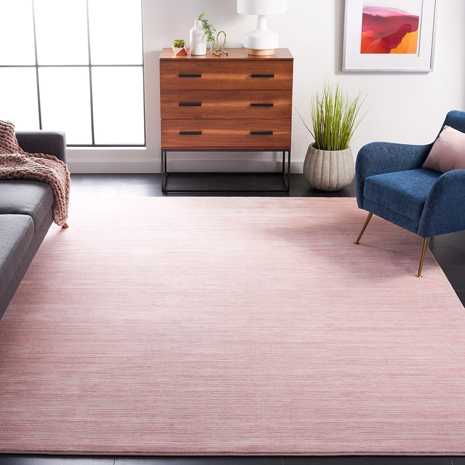 image:imageSAFAVIEH Area Rug 8x10 Vision Collection Large Ivory Modern Ombre Design NonShedding amp Easy to Clean Ideal for Living Room Bedroom Dining Space VSN606JPink