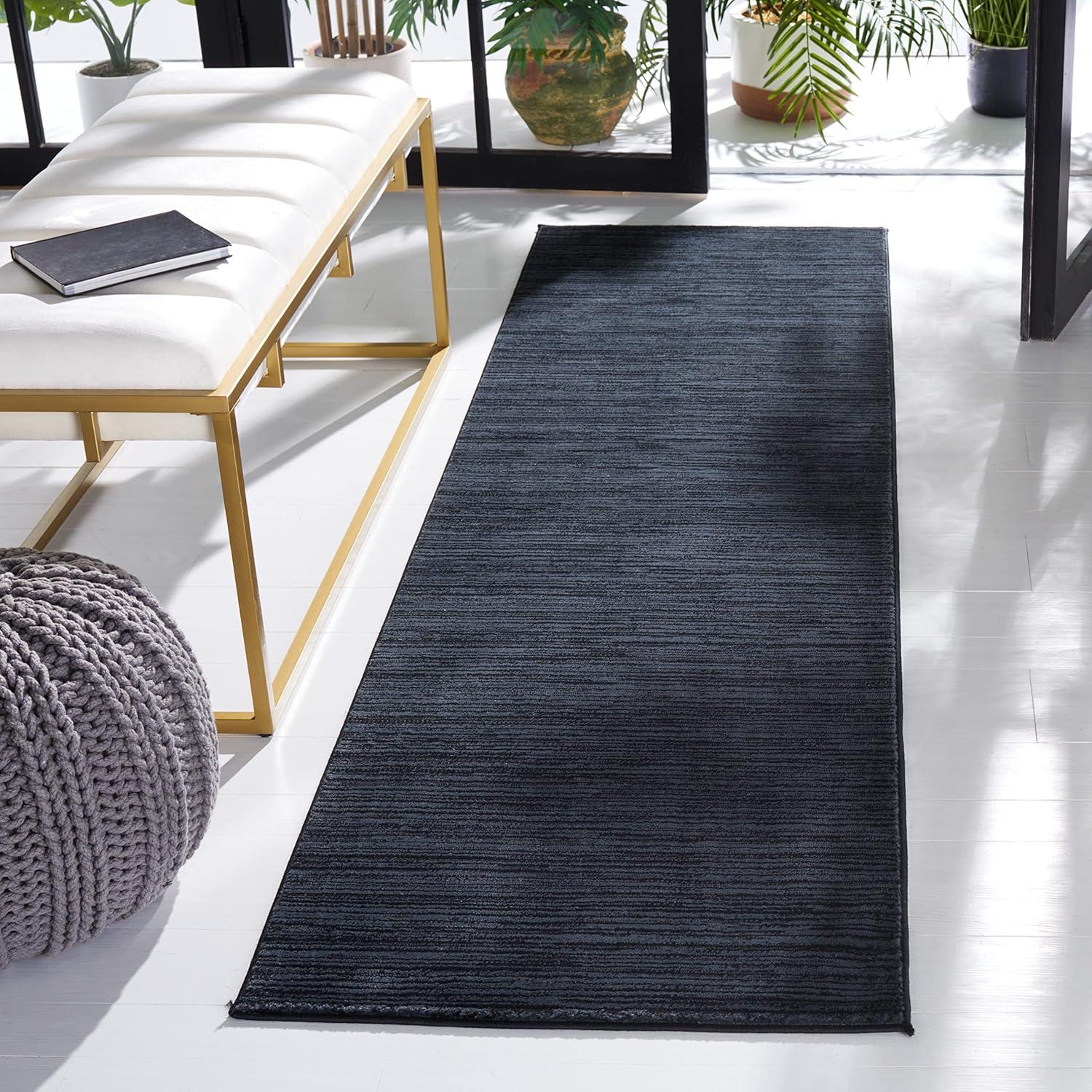 image:imageSAFAVIEH Area Rug 8x10 Vision Collection Large Ivory Modern Ombre Design NonShedding amp Easy to Clean Ideal for Living Room Bedroom Dining Space VSN606JBlack