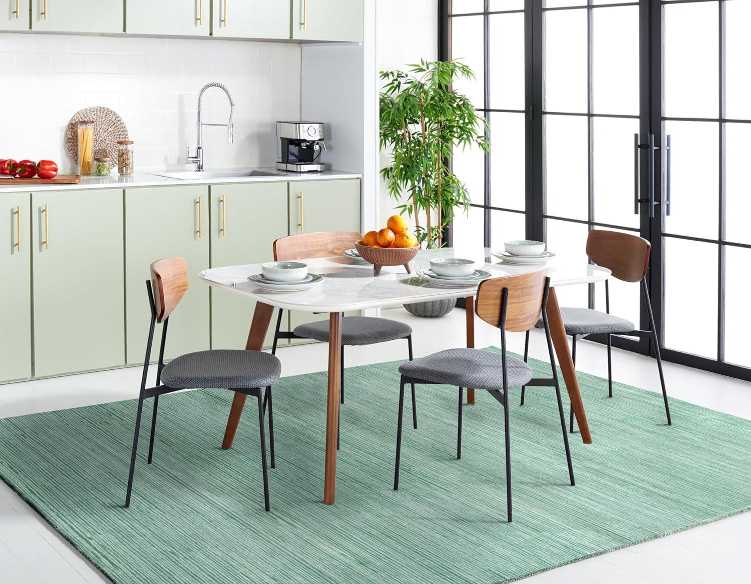image:imageSAFAVIEH Area Rug 8x10 Vision Collection Large Ivory Modern Ombre Design NonShedding amp Easy to Clean Ideal for Living Room Bedroom Dining Space VSN606JLight Green