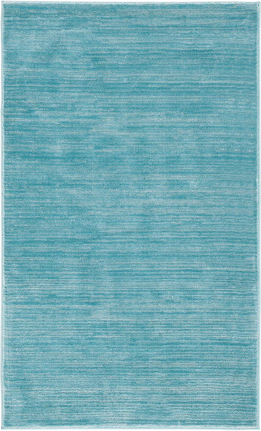 image:imageSAFAVIEH Area Rug 8x10 Vision Collection Large Ivory Modern Ombre Design NonShedding amp Easy to Clean Ideal for Living Room Bedroom Dining Space VSN606JAqua