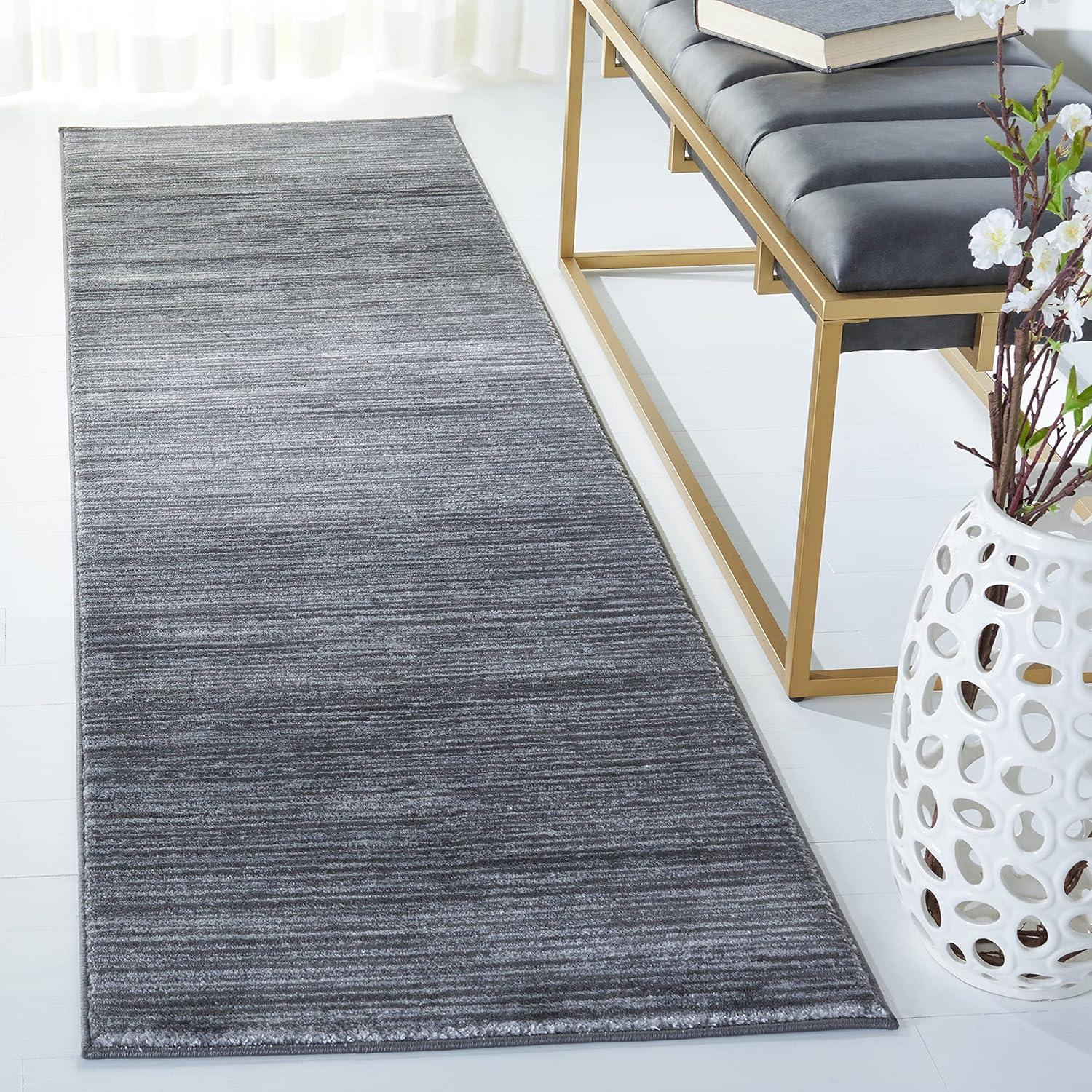 image:imageSAFAVIEH Area Rug 8x10 Vision Collection Large Ivory Modern Ombre Design NonShedding amp Easy to Clean Ideal for Living Room Bedroom Dining Space VSN606JGrey