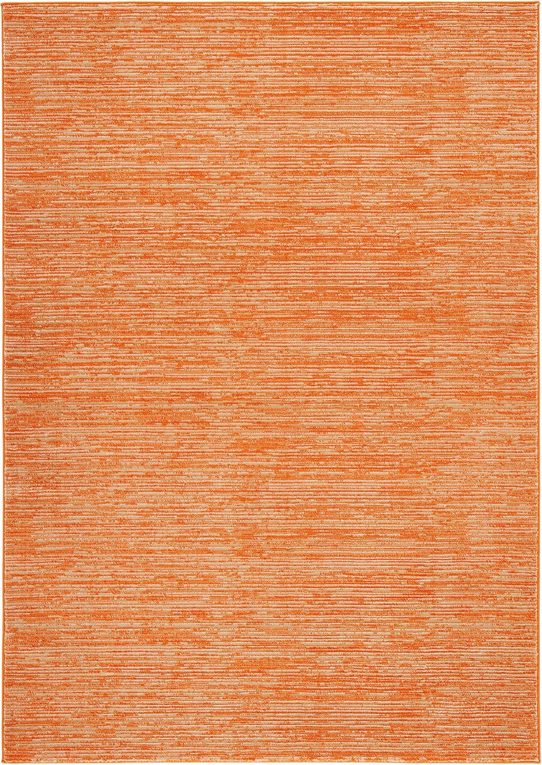 image:imageSAFAVIEH Area Rug 8x10 Vision Collection Large Ivory Modern Ombre Design NonShedding amp Easy to Clean Ideal for Living Room Bedroom Dining Space VSN606JOrange