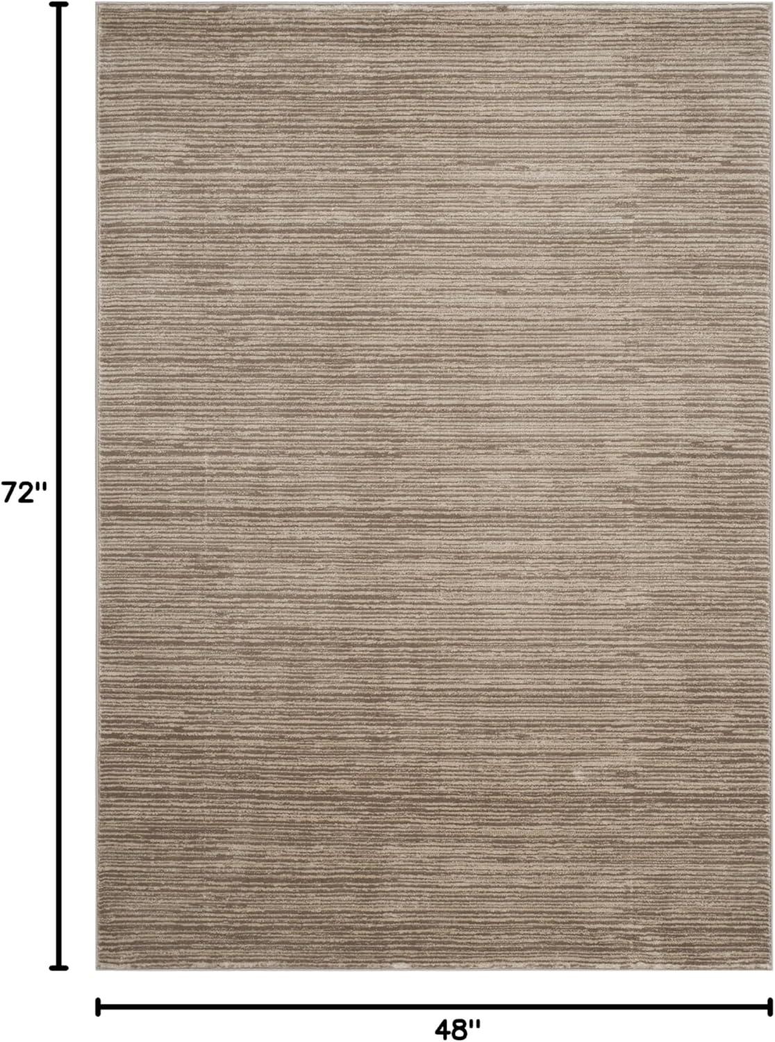 image:imageSAFAVIEH Area Rug 8x10 Vision Collection Large Ivory Modern Ombre Design NonShedding amp Easy to Clean Ideal for Living Room Bedroom Dining Space VSN606JLight Brown