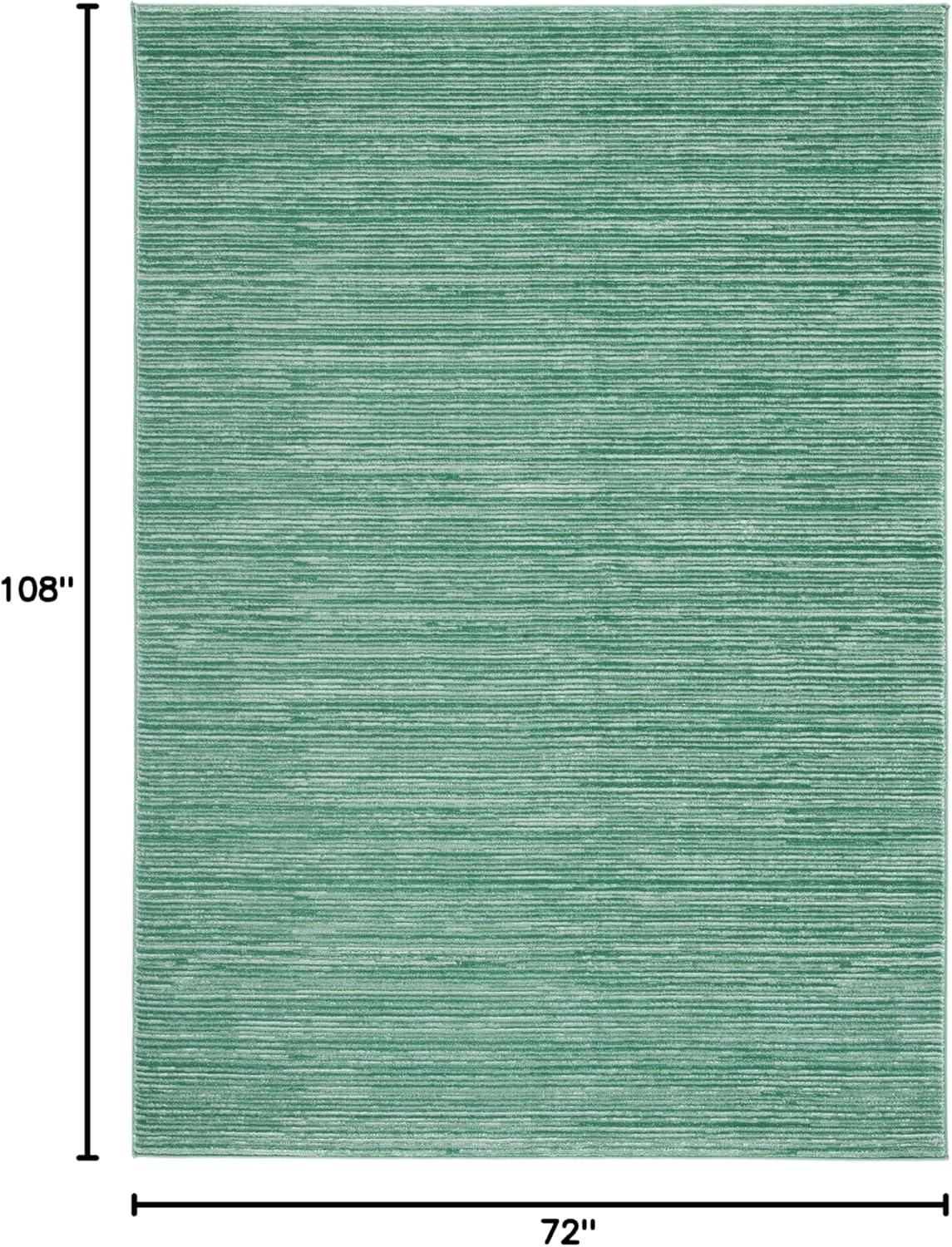 image:imageSAFAVIEH Area Rug 8x10 Vision Collection Large Ivory Modern Ombre Design NonShedding amp Easy to Clean Ideal for Living Room Bedroom Dining Space VSN606JLight Green