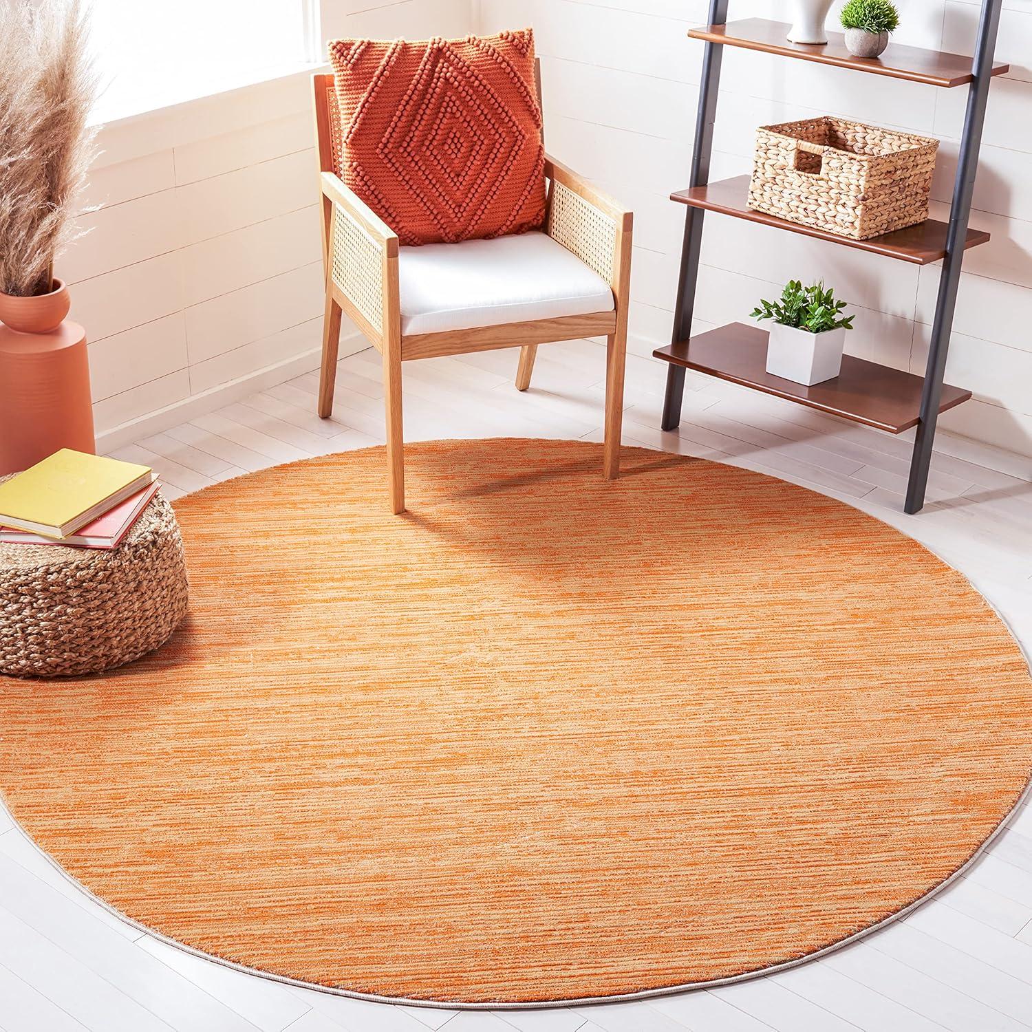 image:imageSAFAVIEH Area Rug 8x10 Vision Collection Large Ivory Modern Ombre Design NonShedding amp Easy to Clean Ideal for Living Room Bedroom Dining Space VSN606JOrange