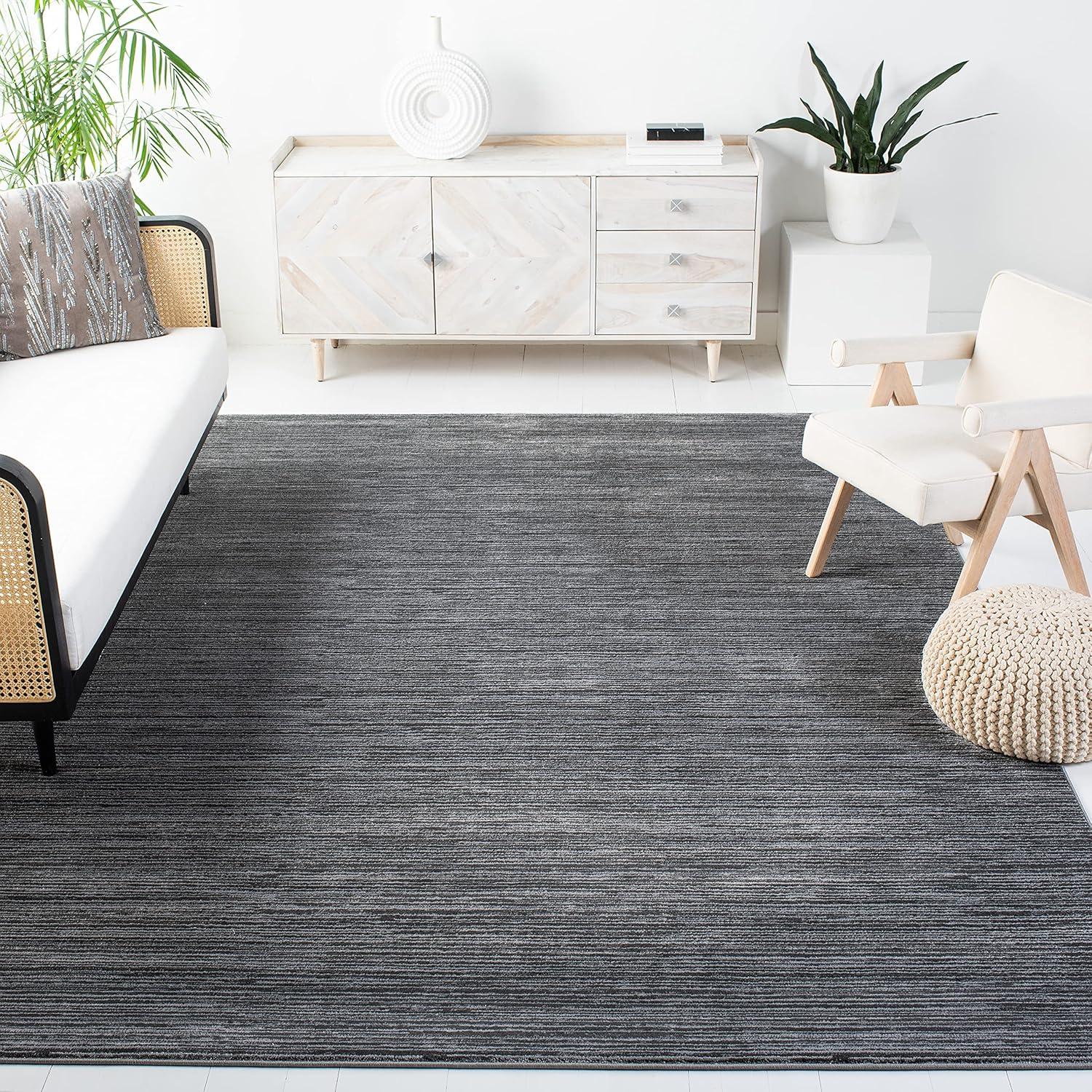 image:imageSAFAVIEH Area Rug 8x10 Vision Collection Large Ivory Modern Ombre Design NonShedding amp Easy to Clean Ideal for Living Room Bedroom Dining Space VSN606JGrey