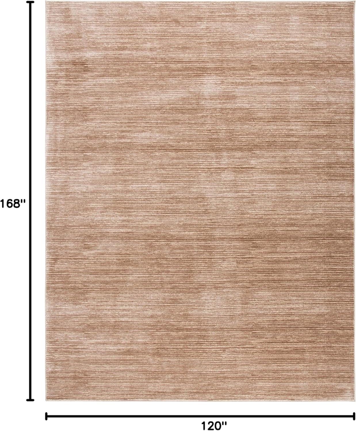 image:imageSAFAVIEH Area Rug 8x10 Vision Collection Large Ivory Modern Ombre Design NonShedding amp Easy to Clean Ideal for Living Room Bedroom Dining Space VSN606JLight Brown
