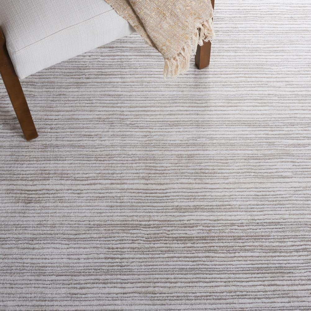 image:imageSAFAVIEH Area Rug 8x10 Vision Collection Large Ivory Modern Ombre Design NonShedding amp Easy to Clean Ideal for Living Room Bedroom Dining Space VSN606JIvory Grey