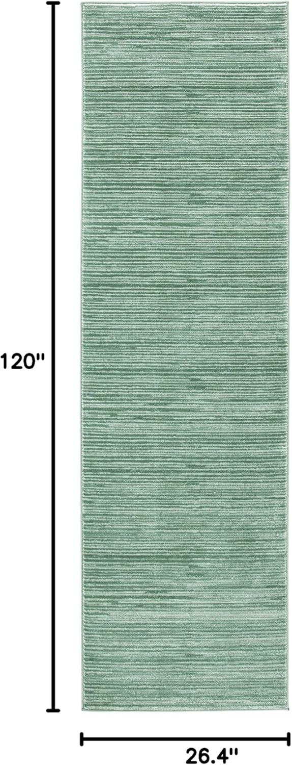 image:imageSAFAVIEH Area Rug 8x10 Vision Collection Large Ivory Modern Ombre Design NonShedding amp Easy to Clean Ideal for Living Room Bedroom Dining Space VSN606JLight Green