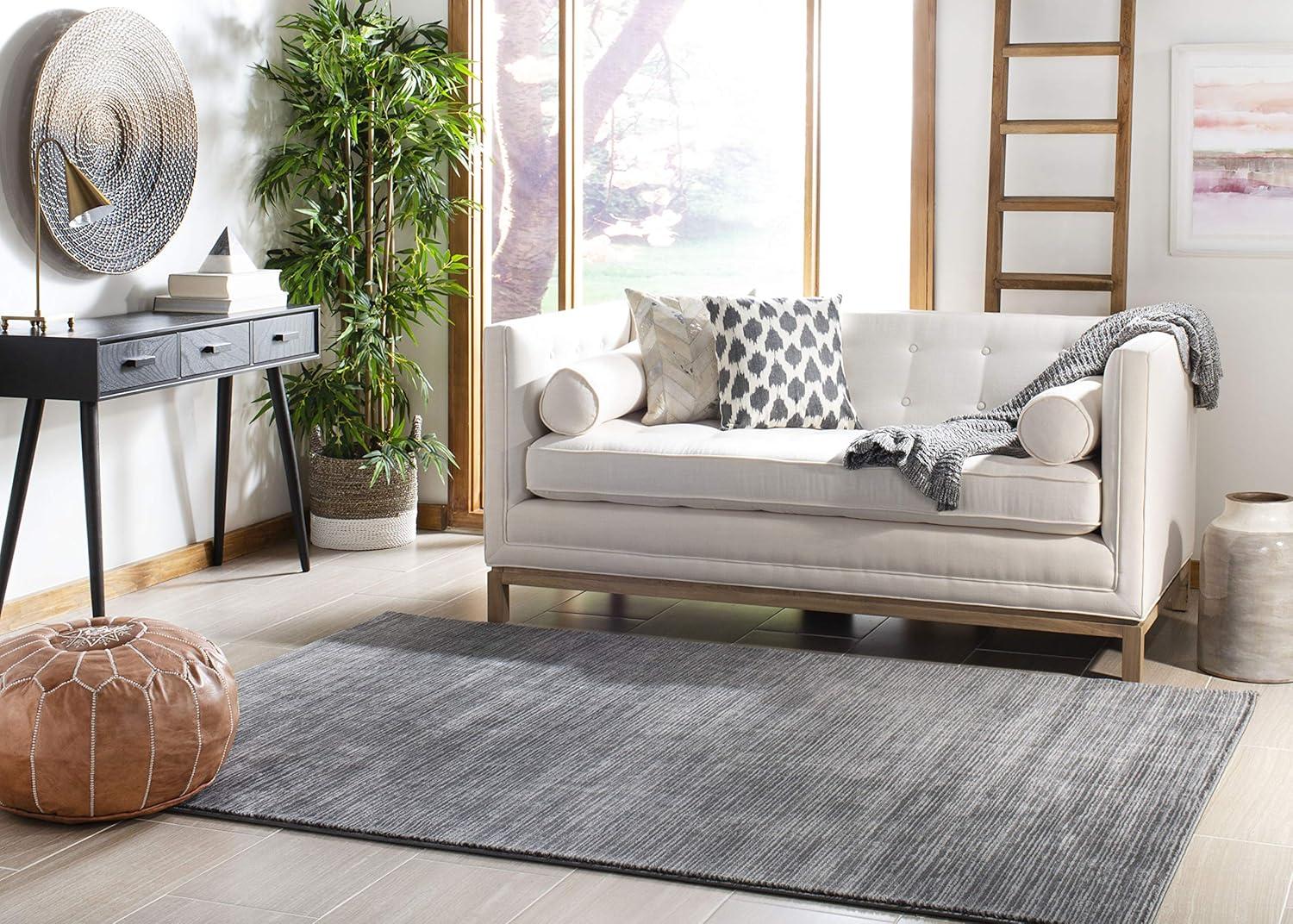 image:imageSAFAVIEH Area Rug 8x10 Vision Collection Large Ivory Modern Ombre Design NonShedding amp Easy to Clean Ideal for Living Room Bedroom Dining Space VSN606JGrey