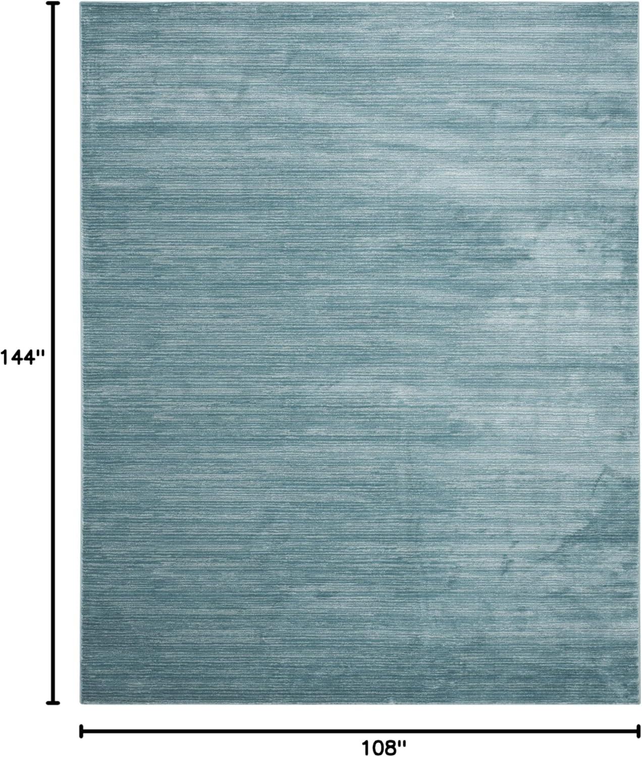 image:imageSAFAVIEH Area Rug 8x10 Vision Collection Large Ivory Modern Ombre Design NonShedding amp Easy to Clean Ideal for Living Room Bedroom Dining Space VSN606JAqua