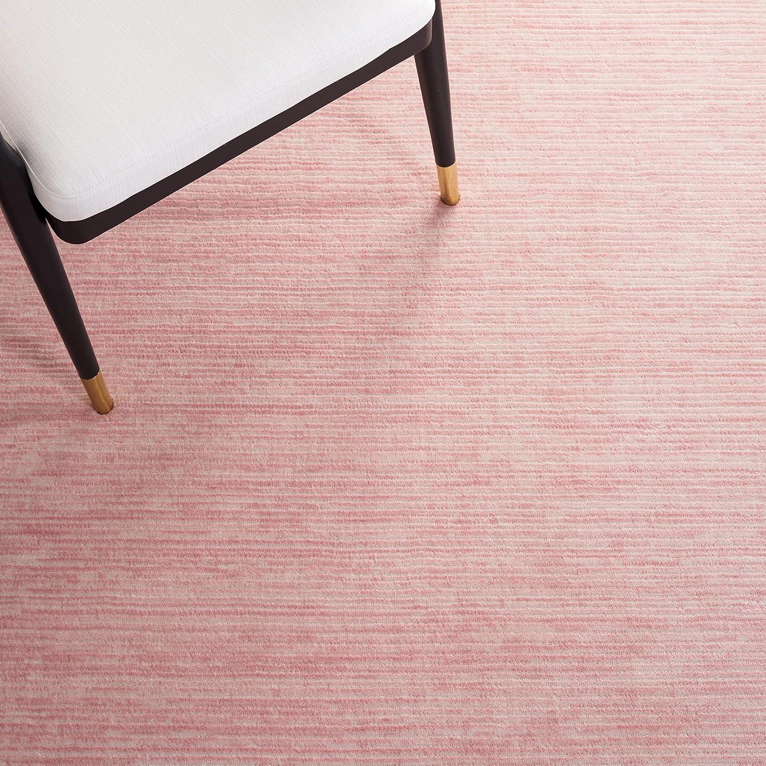 image:imageSAFAVIEH Area Rug 8x10 Vision Collection Large Ivory Modern Ombre Design NonShedding amp Easy to Clean Ideal for Living Room Bedroom Dining Space VSN606JPink