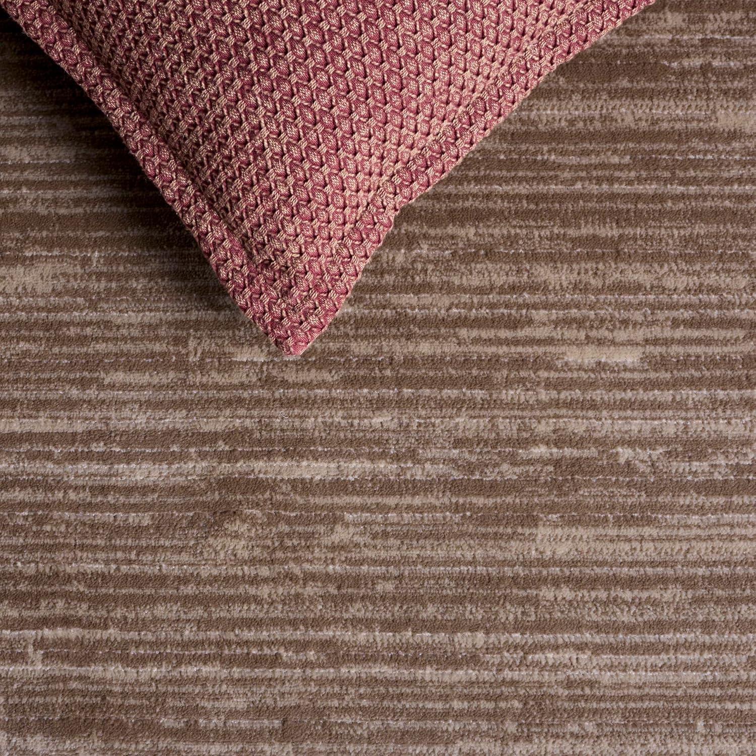 image:imageSAFAVIEH Area Rug 8x10 Vision Collection Large Ivory Modern Ombre Design NonShedding amp Easy to Clean Ideal for Living Room Bedroom Dining Space VSN606JLight Brown