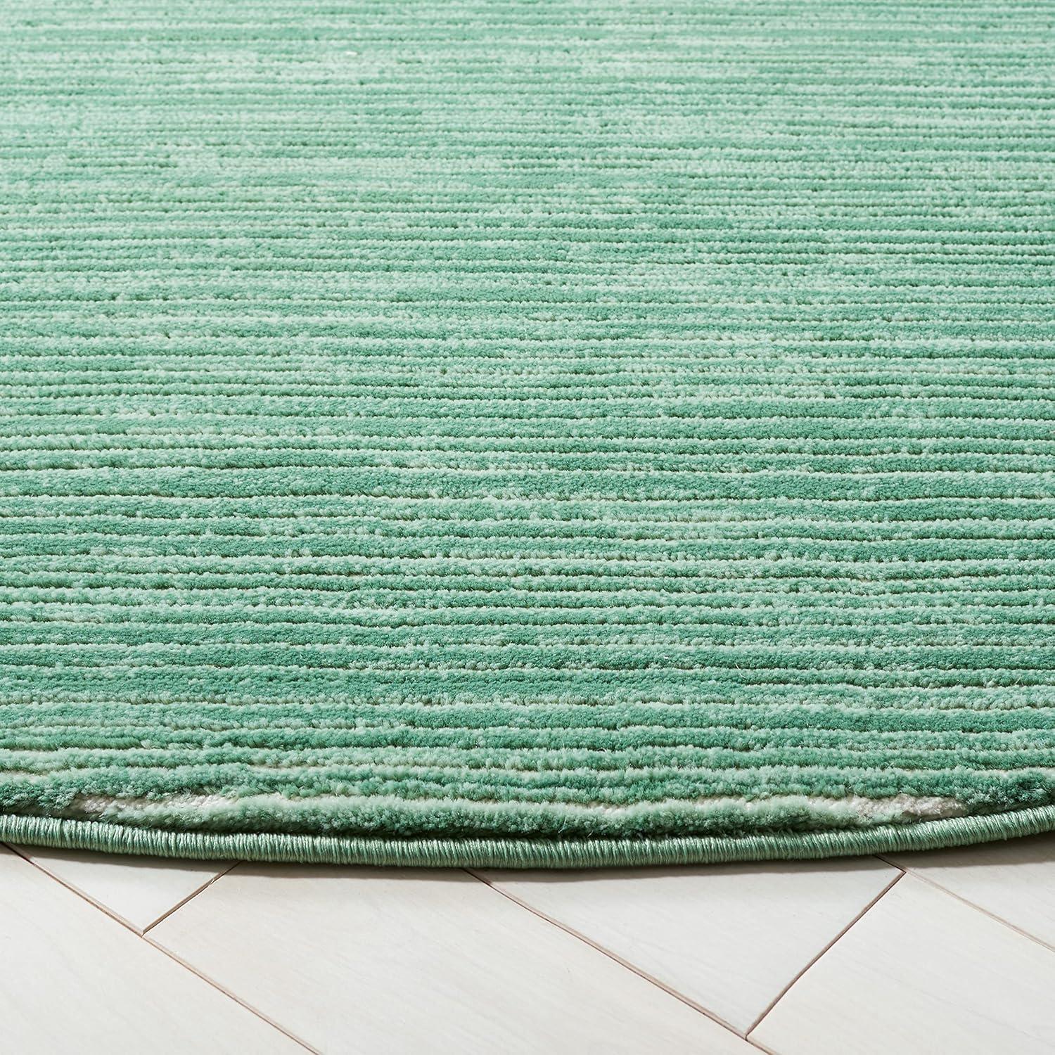image:imageSAFAVIEH Area Rug 8x10 Vision Collection Large Ivory Modern Ombre Design NonShedding amp Easy to Clean Ideal for Living Room Bedroom Dining Space VSN606JLight Green