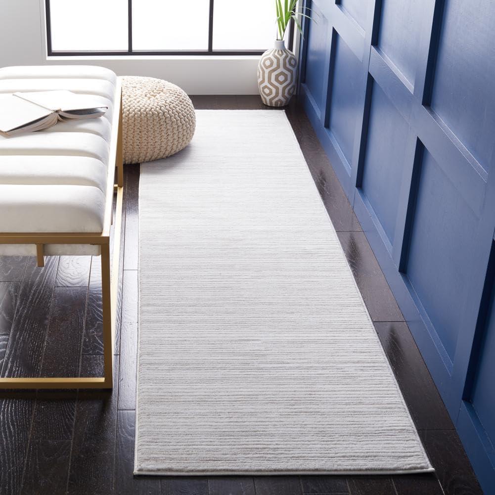 image:imageSAFAVIEH Area Rug 8x10 Vision Collection Large Ivory Modern Ombre Design NonShedding amp Easy to Clean Ideal for Living Room Bedroom Dining Space VSN606JIvory Grey