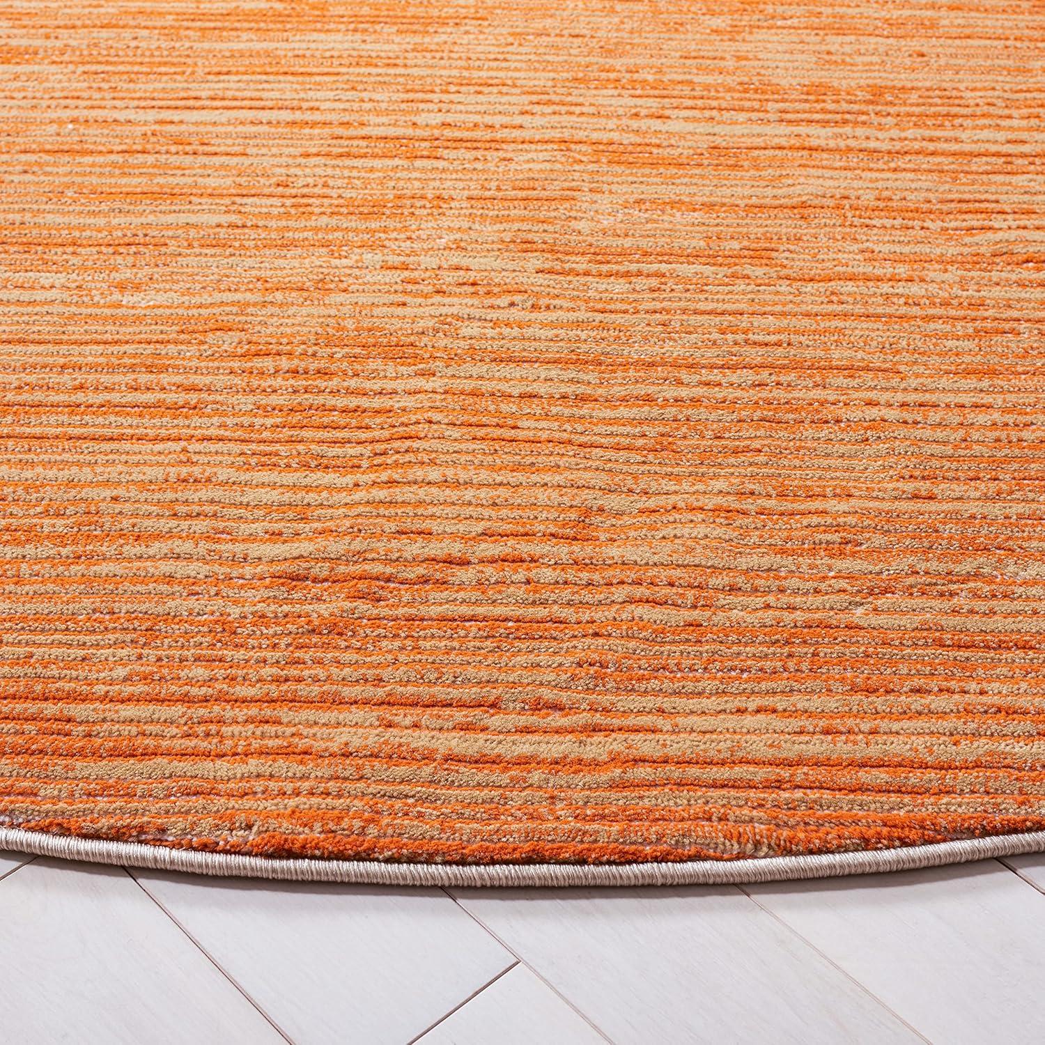 image:imageSAFAVIEH Area Rug 8x10 Vision Collection Large Ivory Modern Ombre Design NonShedding amp Easy to Clean Ideal for Living Room Bedroom Dining Space VSN606JOrange