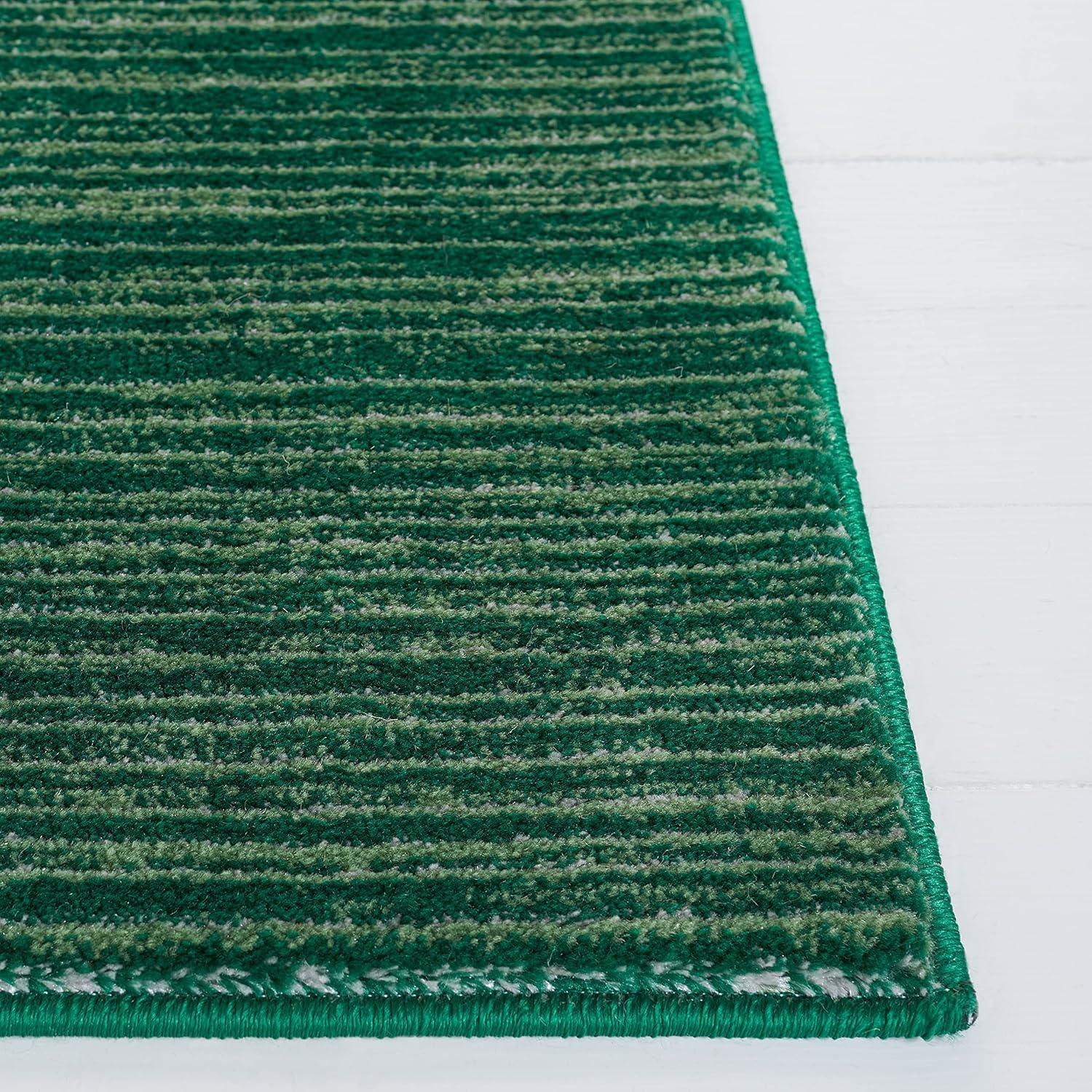 image:imageSAFAVIEH Area Rug 8x10 Vision Collection Large Ivory Modern Ombre Design NonShedding amp Easy to Clean Ideal for Living Room Bedroom Dining Space VSN606JDark Green
