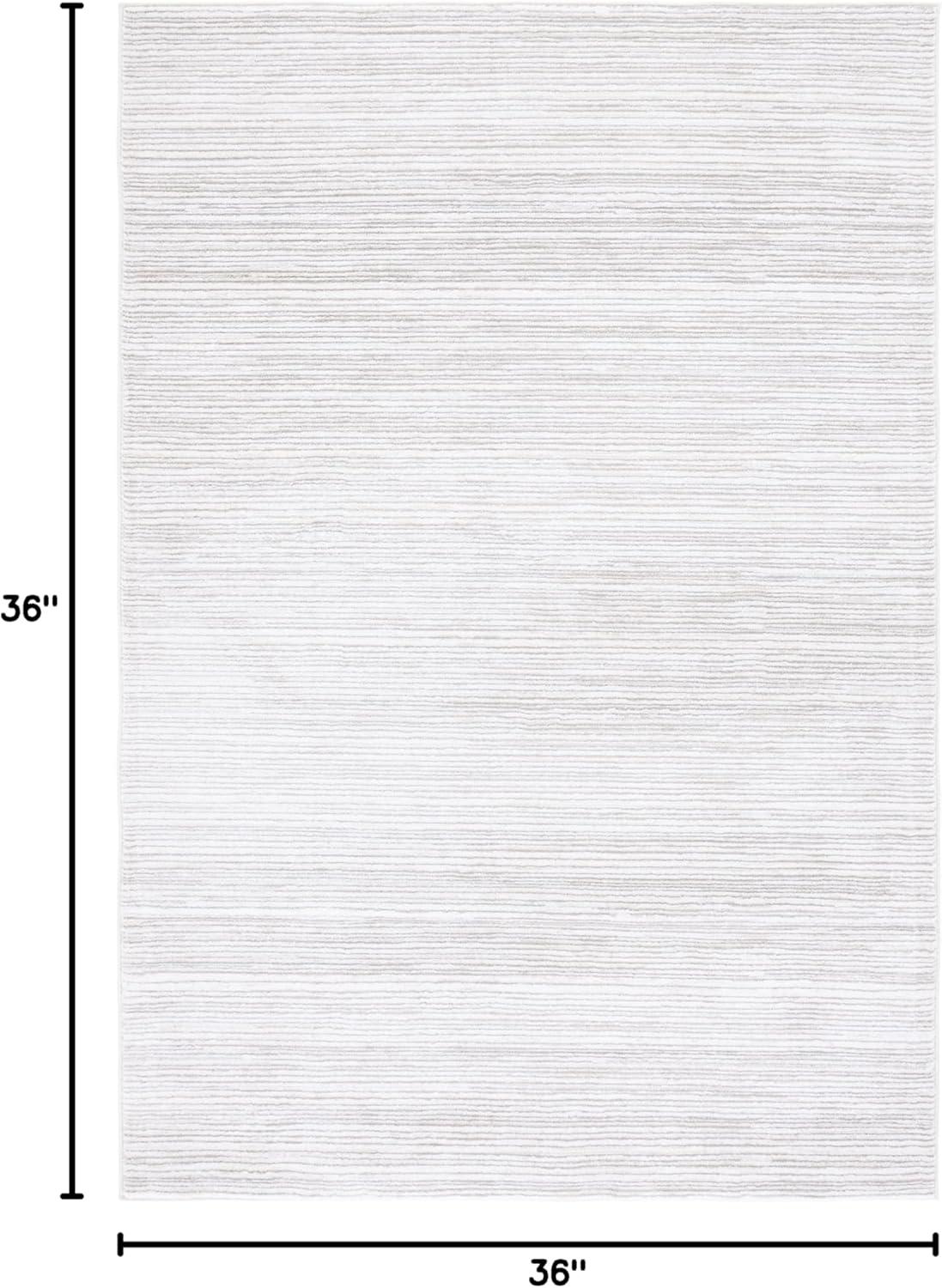 image:imageSAFAVIEH Area Rug 8x10 Vision Collection Large Ivory Modern Ombre Design NonShedding amp Easy to Clean Ideal for Living Room Bedroom Dining Space VSN606JIvory Grey