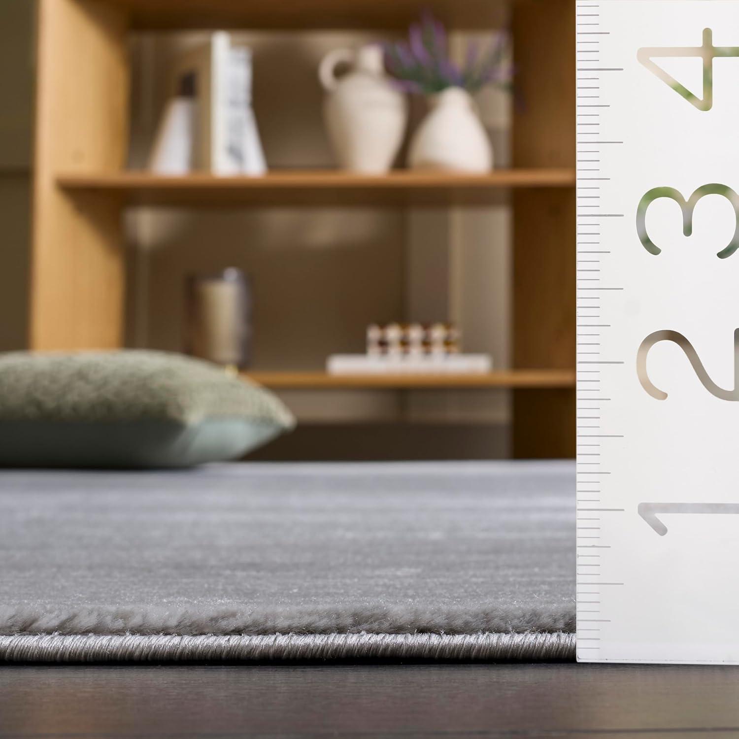 image:imageSAFAVIEH Area Rug 8x10 Vision Collection Large Ivory Modern Ombre Design NonShedding amp Easy to Clean Ideal for Living Room Bedroom Dining Space VSN606JSilver