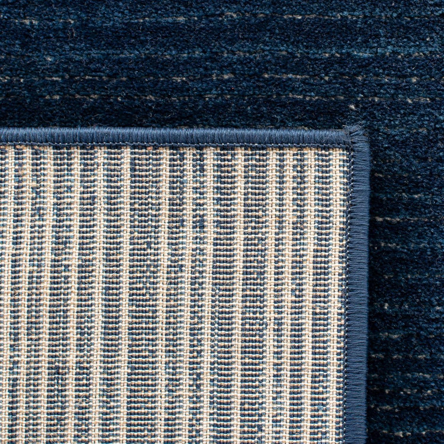 image:imageSAFAVIEH Area Rug 8x10 Vision Collection Large Ivory Modern Ombre Design NonShedding amp Easy to Clean Ideal for Living Room Bedroom Dining Space VSN606JNavy