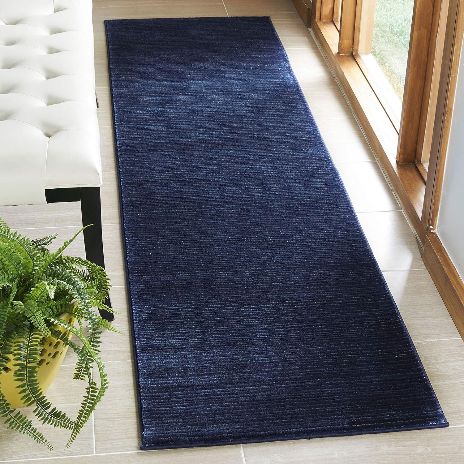 image:imageSAFAVIEH Area Rug 8x10 Vision Collection Large Ivory Modern Ombre Design NonShedding amp Easy to Clean Ideal for Living Room Bedroom Dining Space VSN606JNavy