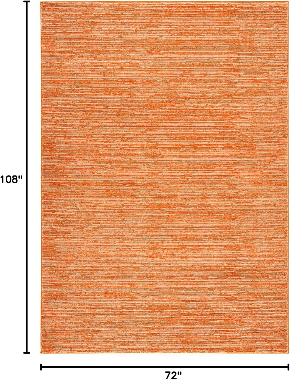 image:imageSAFAVIEH Area Rug 8x10 Vision Collection Large Ivory Modern Ombre Design NonShedding amp Easy to Clean Ideal for Living Room Bedroom Dining Space VSN606JOrange