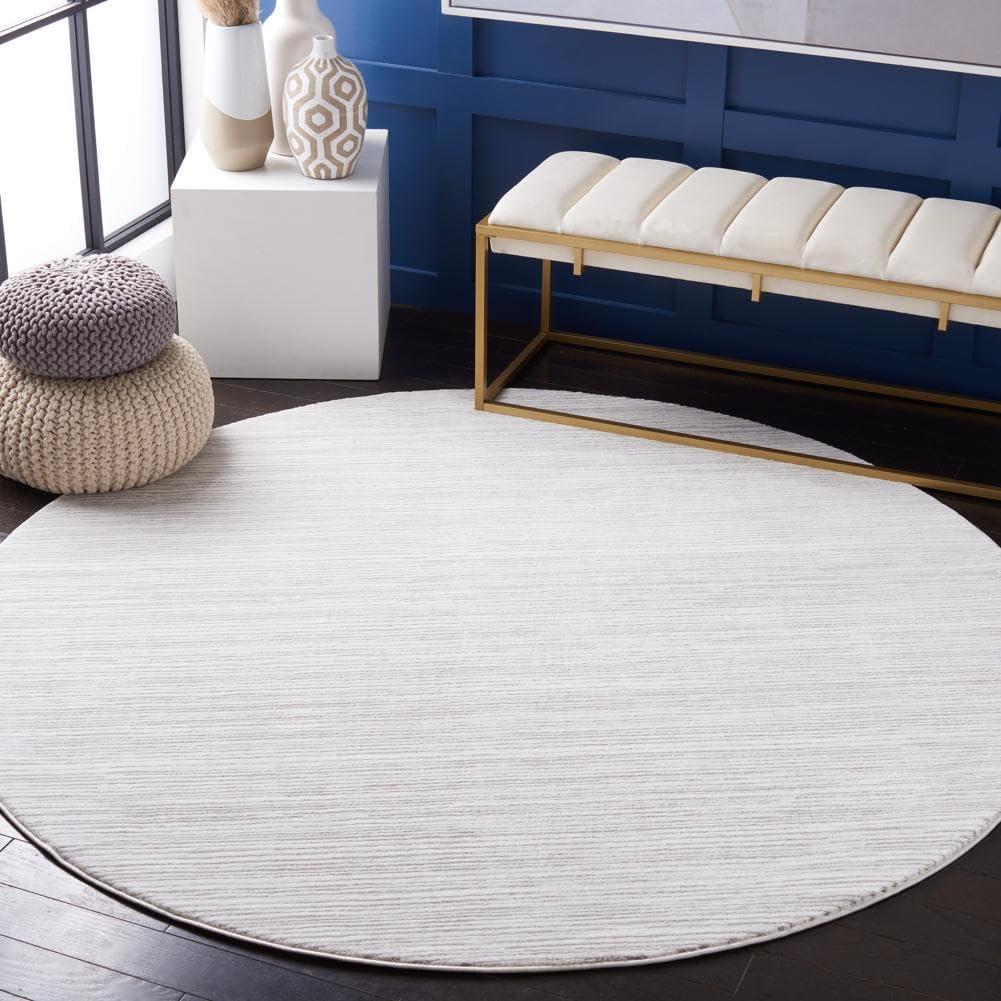 image:imageSAFAVIEH Area Rug 8x10 Vision Collection Large Ivory Modern Ombre Design NonShedding amp Easy to Clean Ideal for Living Room Bedroom Dining Space VSN606JIvory Grey