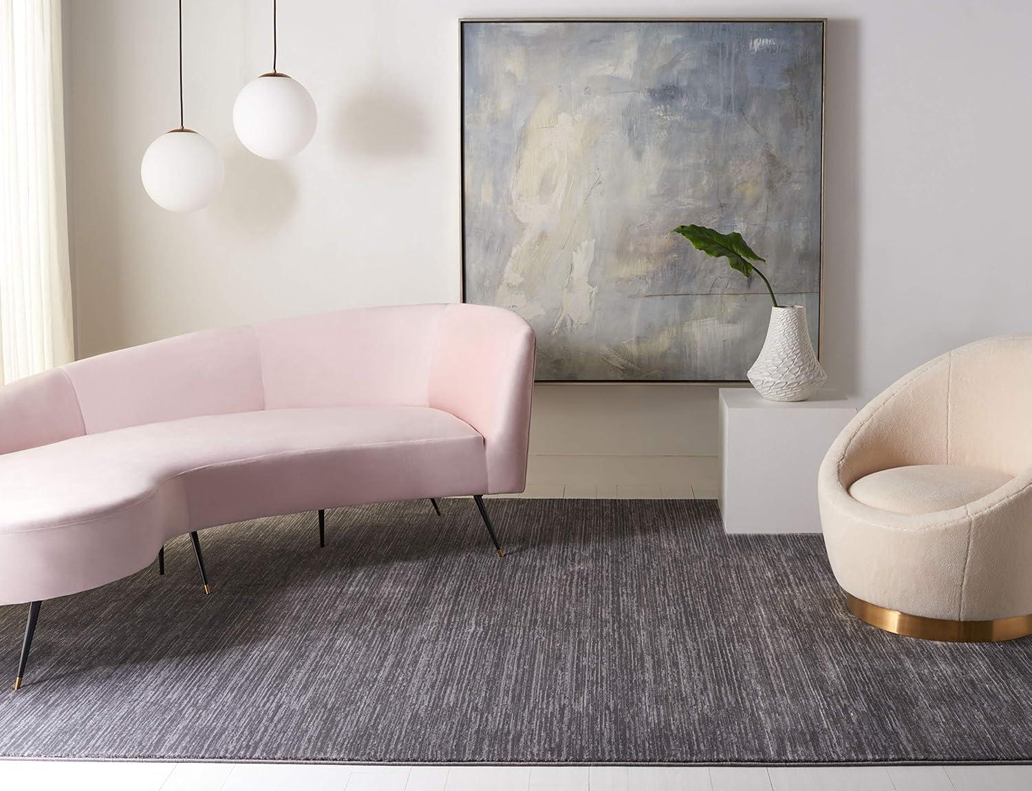 image:imageSAFAVIEH Area Rug 8x10 Vision Collection Large Ivory Modern Ombre Design NonShedding amp Easy to Clean Ideal for Living Room Bedroom Dining Space VSN606JGrey