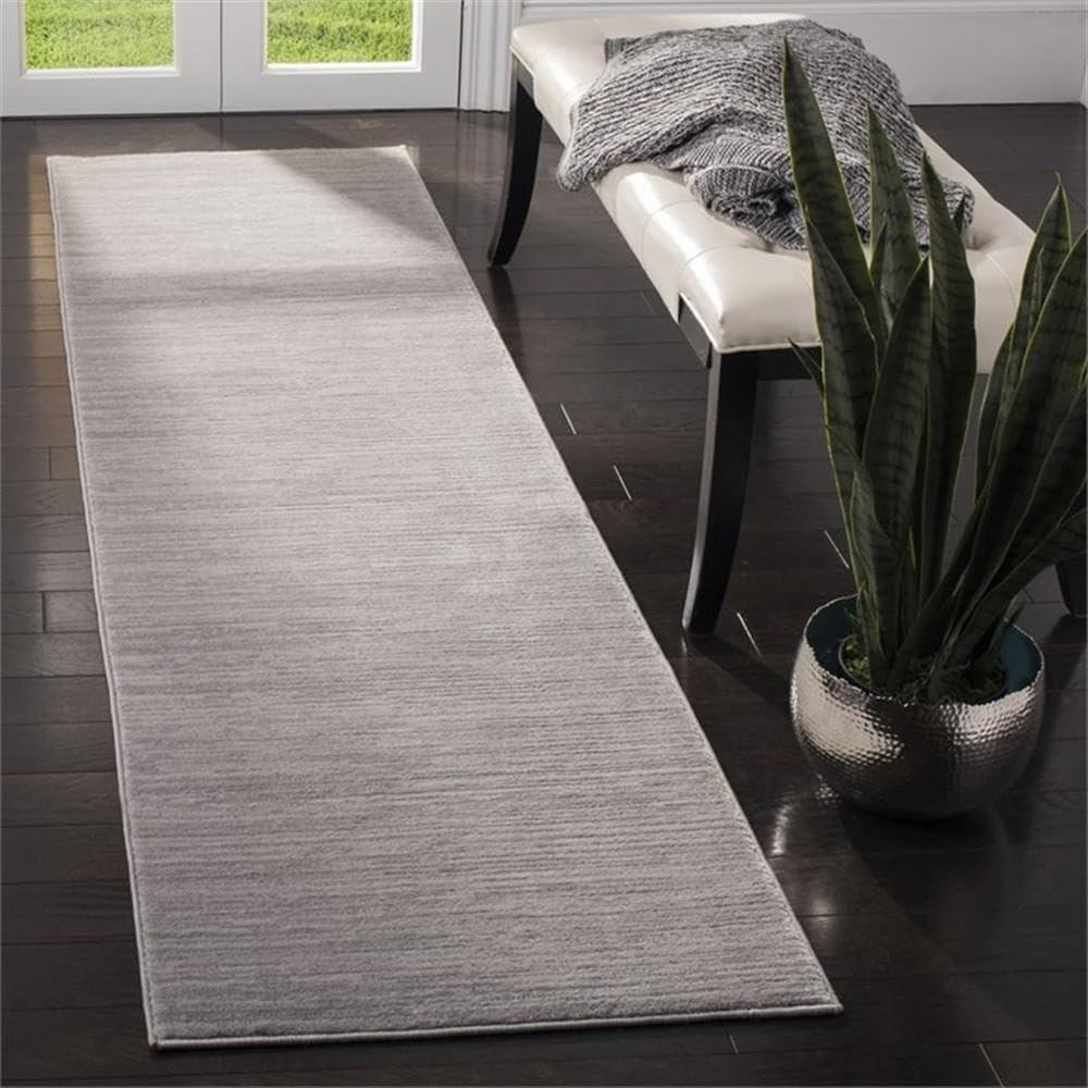 image:imageSAFAVIEH Area Rug 8x10 Vision Collection Large Ivory Modern Ombre Design NonShedding amp Easy to Clean Ideal for Living Room Bedroom Dining Space VSN606JSilver