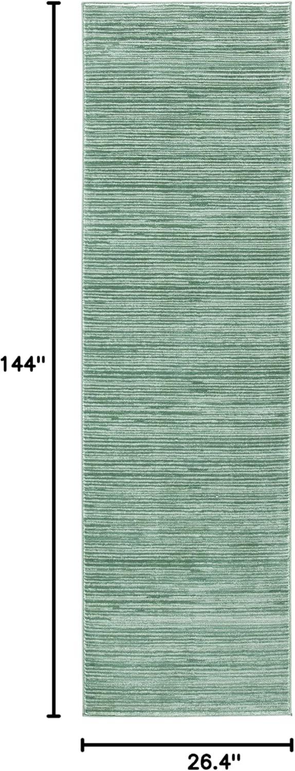 image:imageSAFAVIEH Area Rug 8x10 Vision Collection Large Ivory Modern Ombre Design NonShedding amp Easy to Clean Ideal for Living Room Bedroom Dining Space VSN606JLight Green