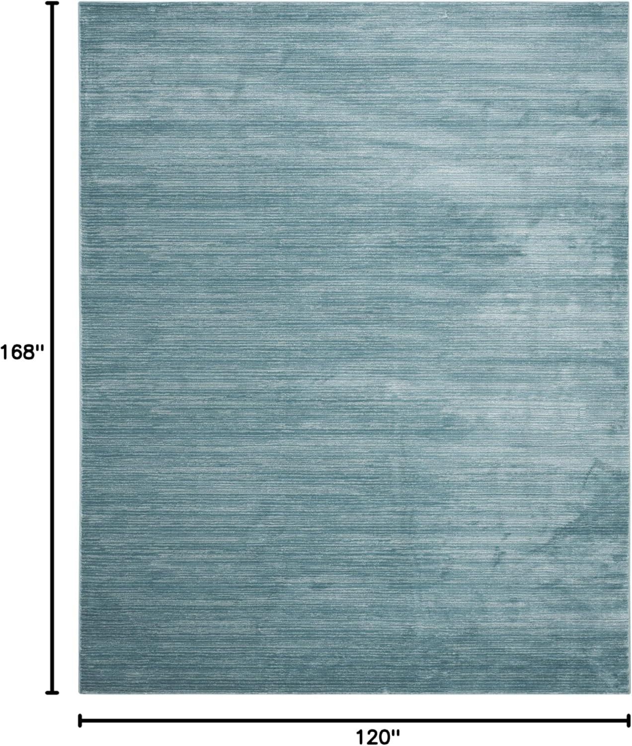 image:imageSAFAVIEH Area Rug 8x10 Vision Collection Large Ivory Modern Ombre Design NonShedding amp Easy to Clean Ideal for Living Room Bedroom Dining Space VSN606JAqua