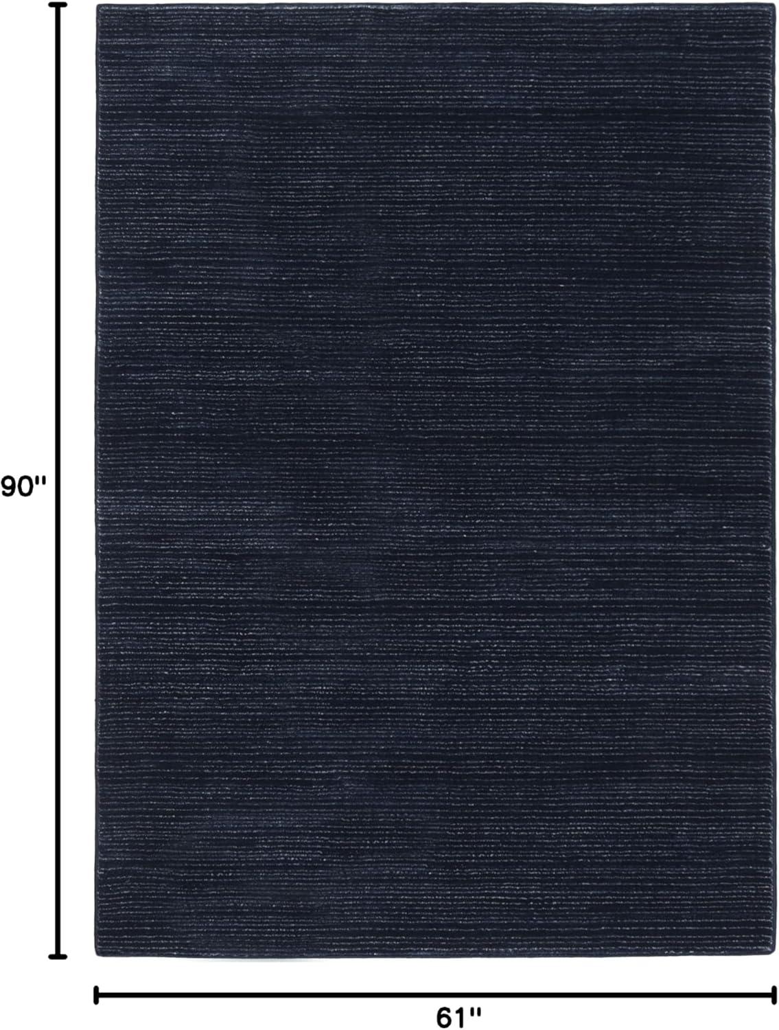 image:imageSAFAVIEH Area Rug 8x10 Vision Collection Large Ivory Modern Ombre Design NonShedding amp Easy to Clean Ideal for Living Room Bedroom Dining Space VSN606JNavy