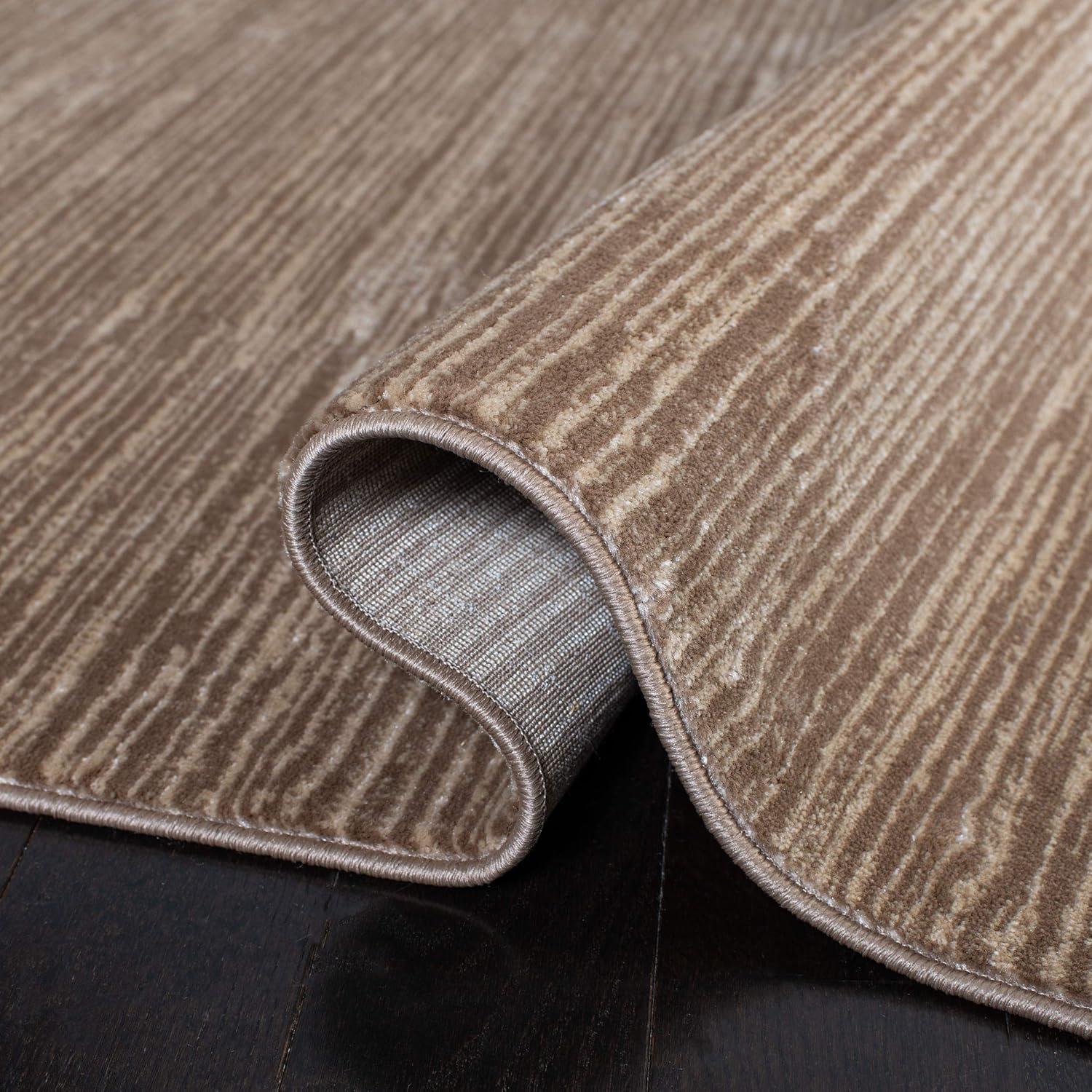 image:imageSAFAVIEH Area Rug 8x10 Vision Collection Large Ivory Modern Ombre Design NonShedding amp Easy to Clean Ideal for Living Room Bedroom Dining Space VSN606JLight Brown