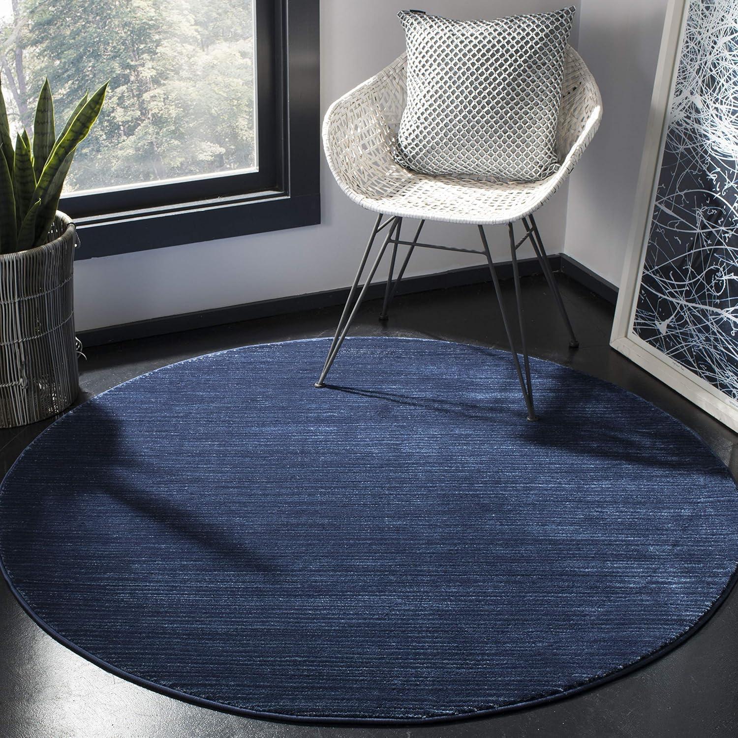 image:imageSAFAVIEH Area Rug 8x10 Vision Collection Large Ivory Modern Ombre Design NonShedding amp Easy to Clean Ideal for Living Room Bedroom Dining Space VSN606JNavy