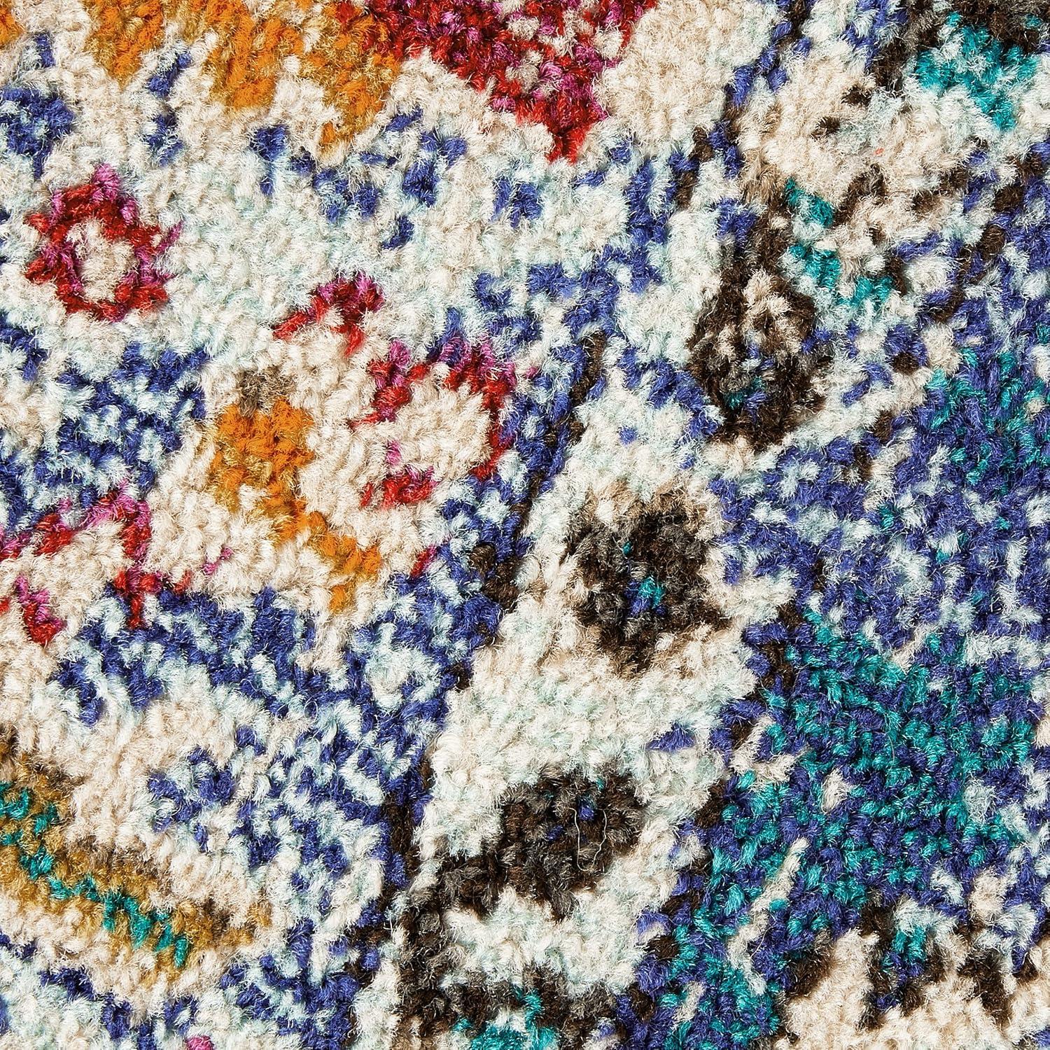 image:imageSAFAVIEH Monaco Collection Area Rug 8 x 11 Violet amp Light Blue NonShedding amp Easy to Clean Distressed Medallion Design Ideal for Living Room Bedroom Dining Space MNC243LNavyLight Blue