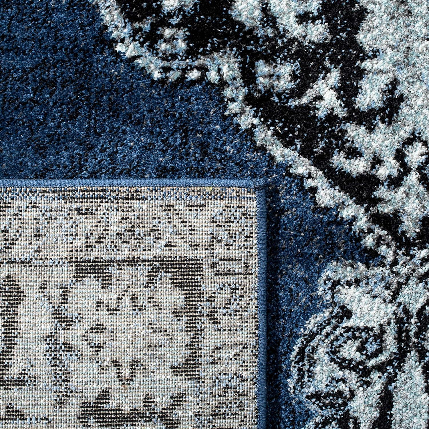 image:imageSAFAVIEH Vintage Hamadan Collection Area Rug 8 x 10 Red amp Multi Oriental Traditional Persian Design NonShedding amp Easy Care Ideal for High Traffic Areas in Living Room Bedroom VTH219ABlueGrey